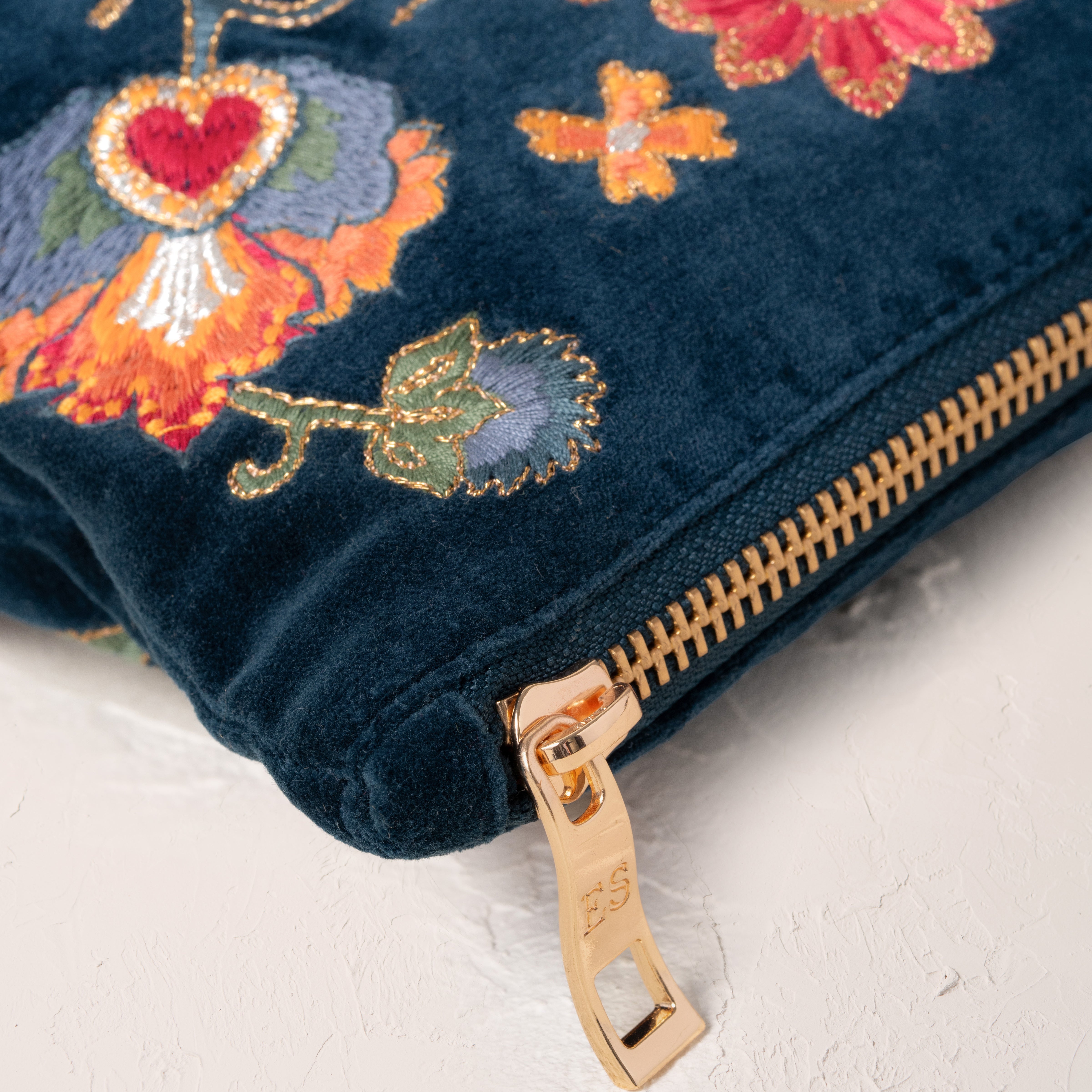 Botanical Garden Everyday Pouch - Navy
