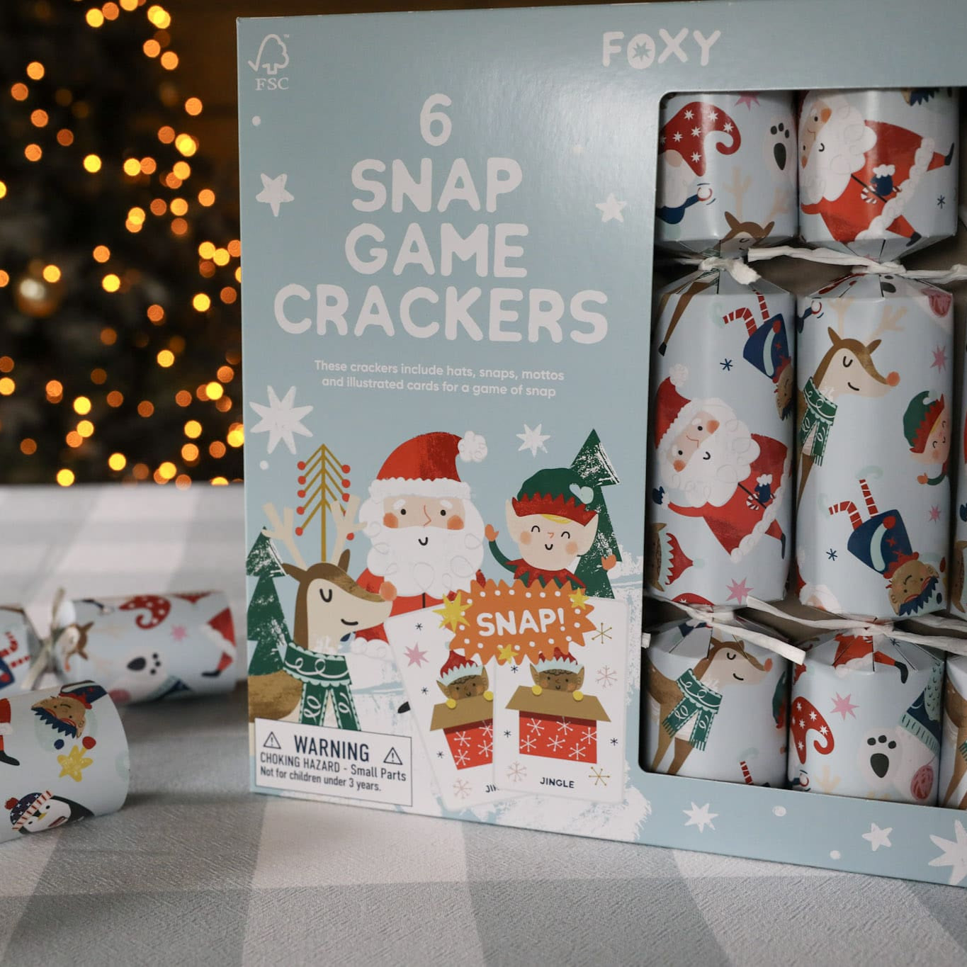 Festive Snap 12" Crackers