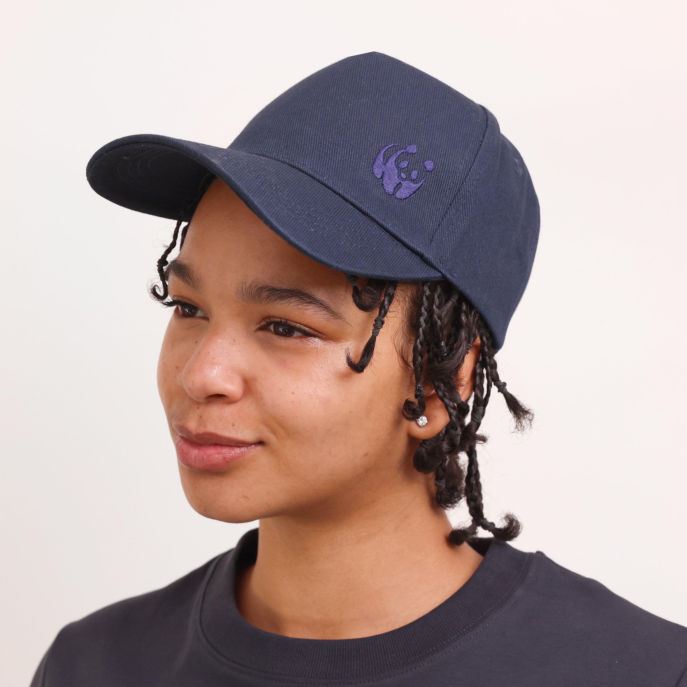 WWF 5 Panel Cap - Navy