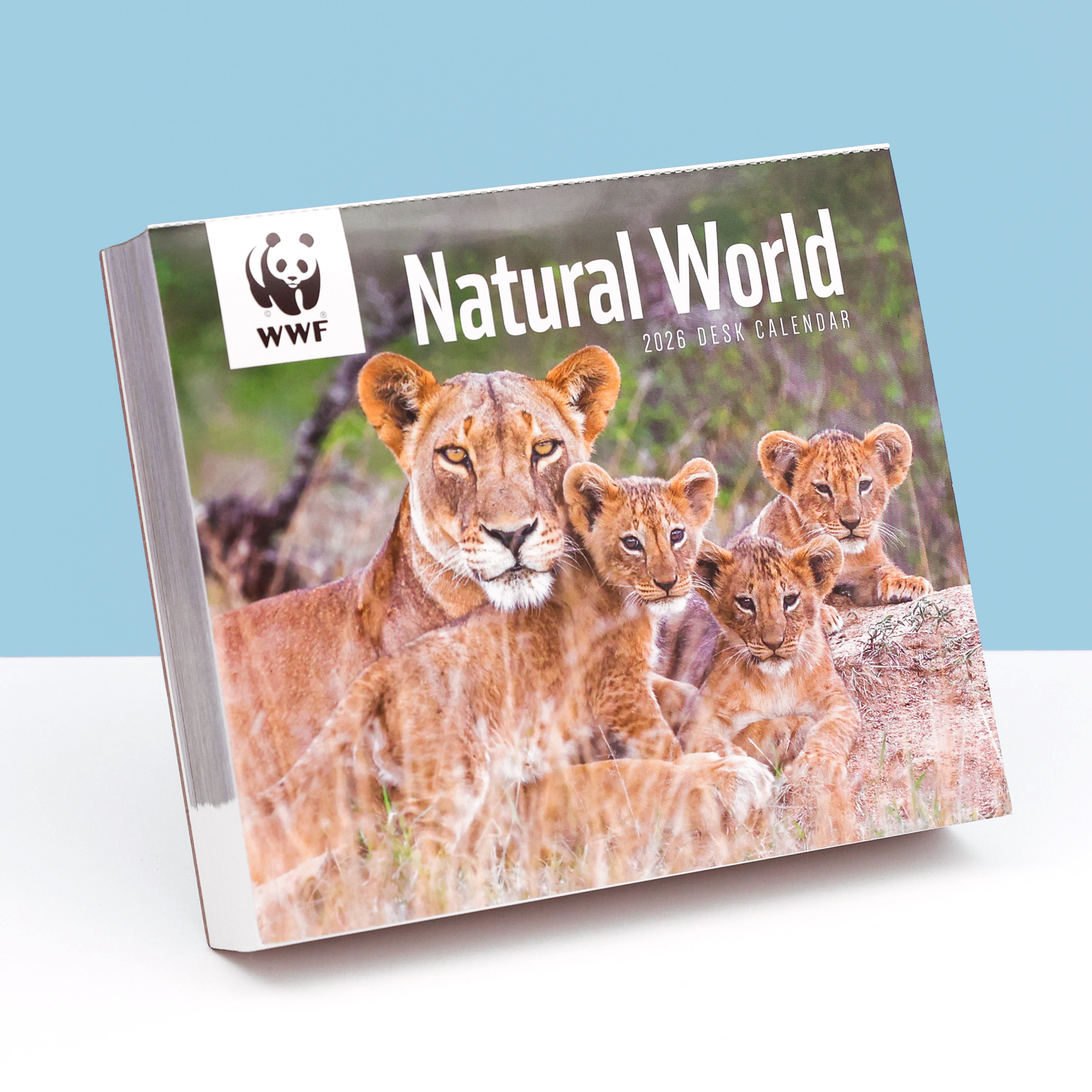 Natural World Desk Calendar Diary 2026