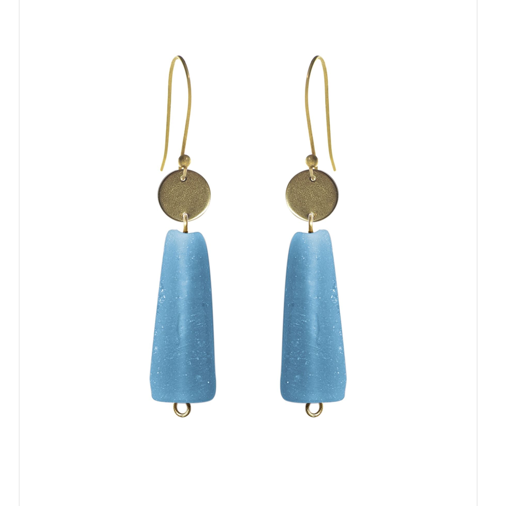 Garden Large Earrings - Blue