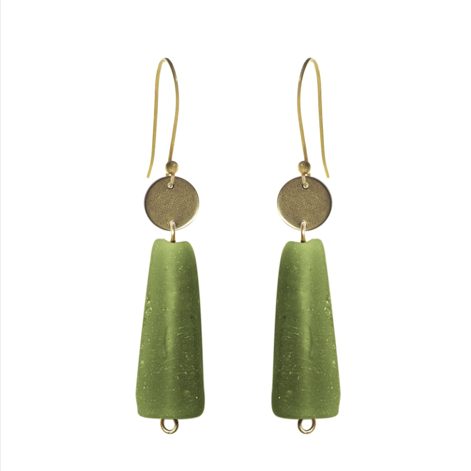 Garden Large Earrings - Lime