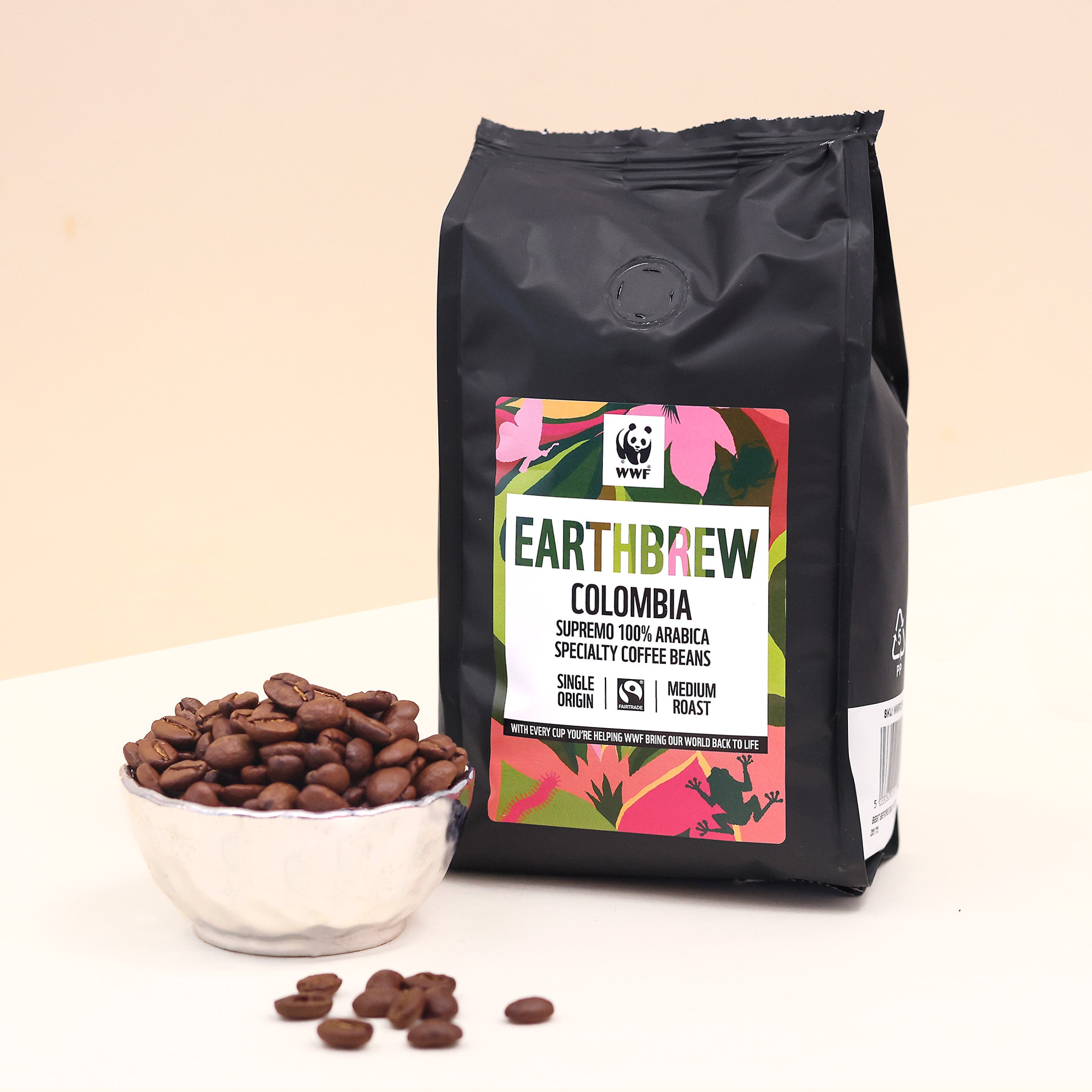 Earthbrew Colombia – Supremo Speciality Coffee Beans (250g)