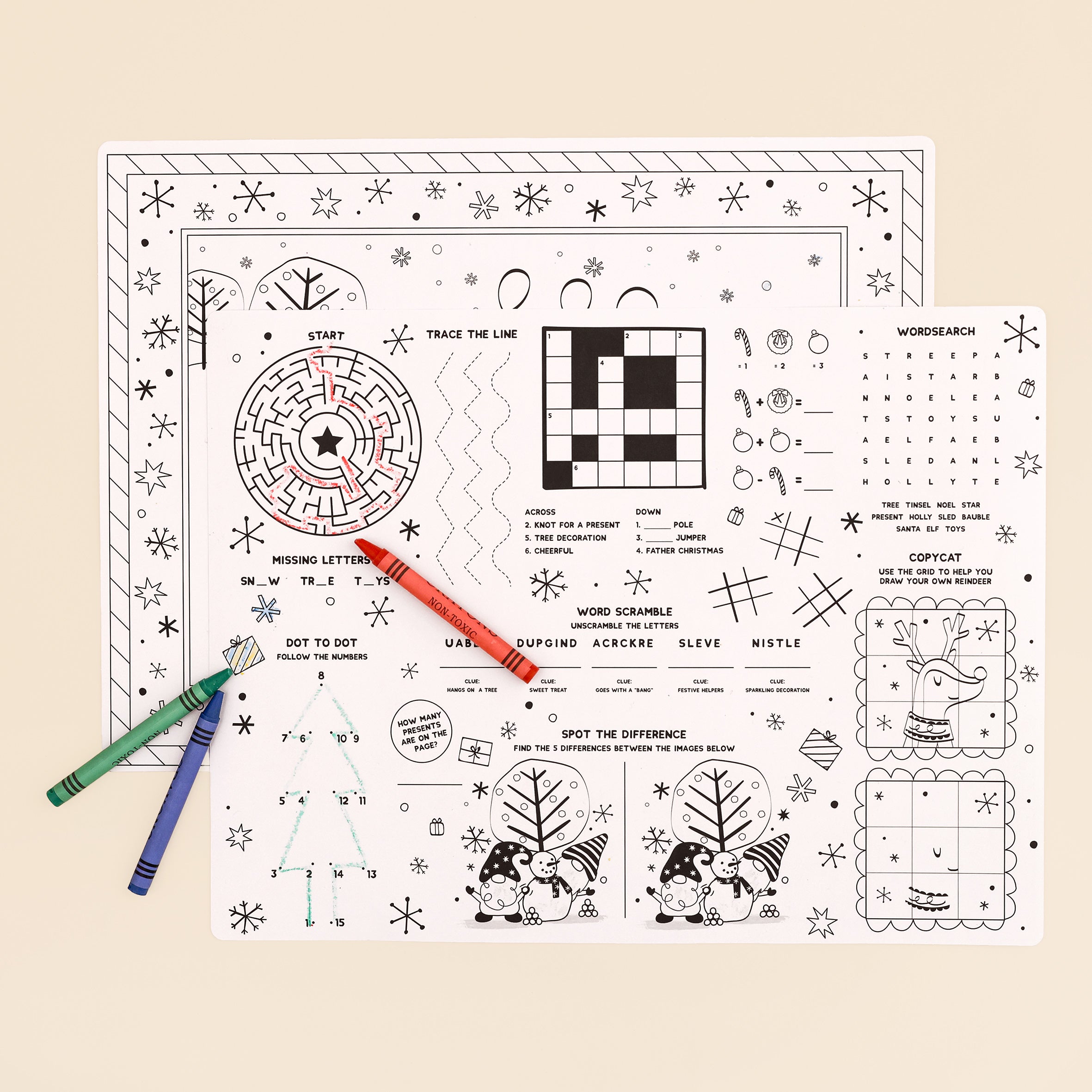Festive Scene Placemats