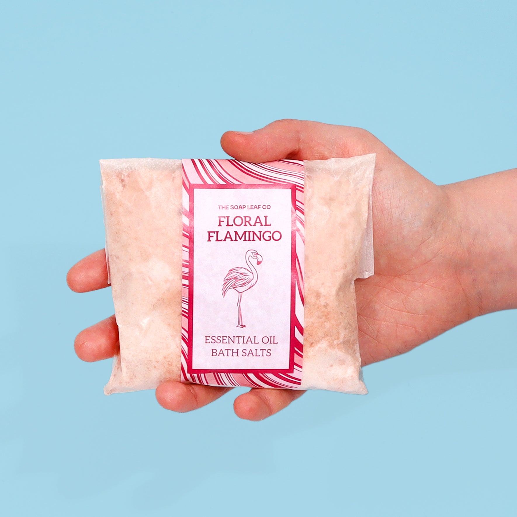 Essential Oil Bath Salts 250g - Floral Flamingo