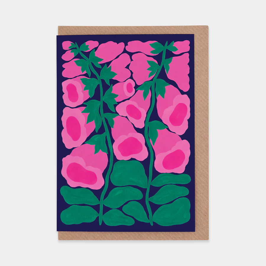 Evermade x Liv Lee - Foxglove WWF Greetings Card