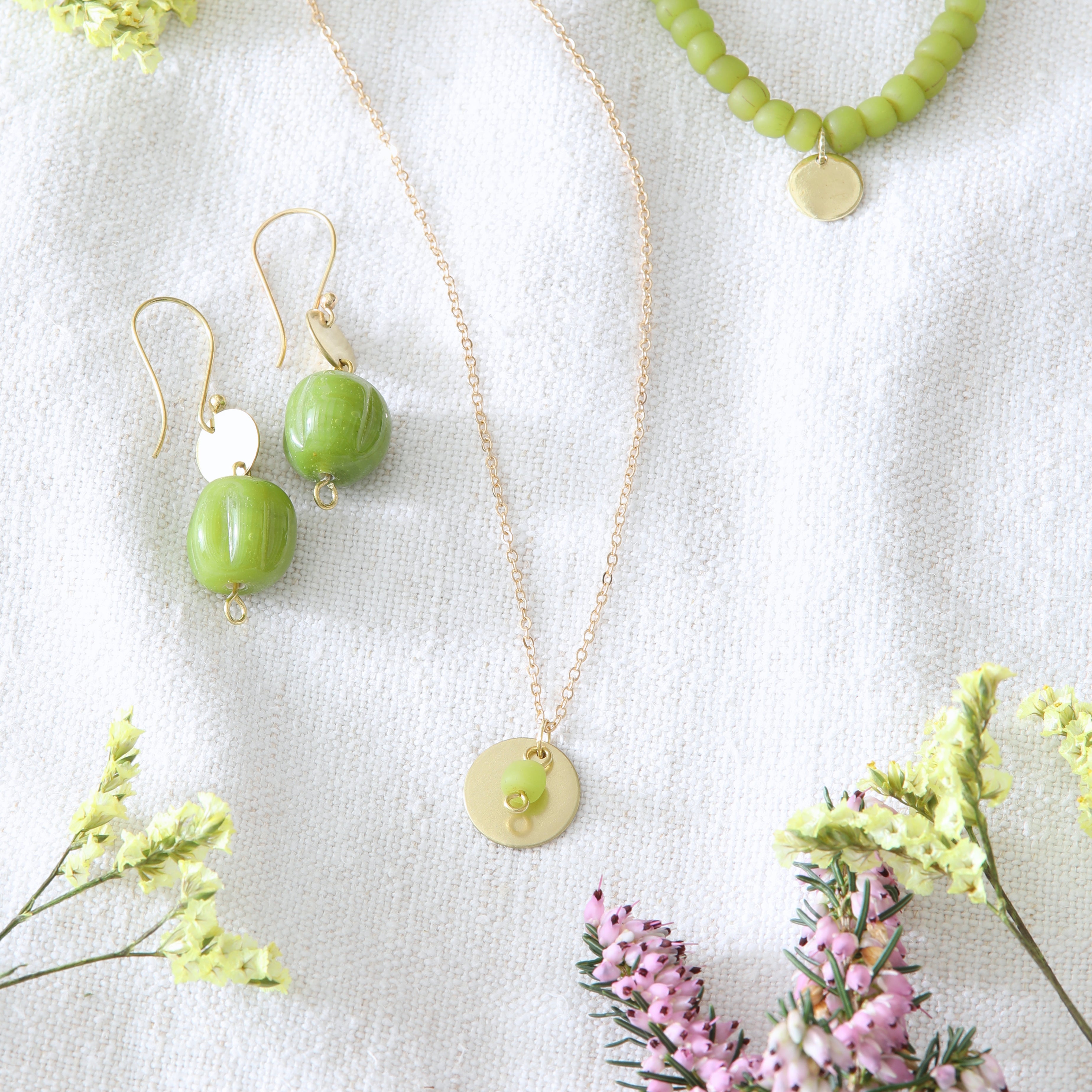 Garden Pendant - Lime