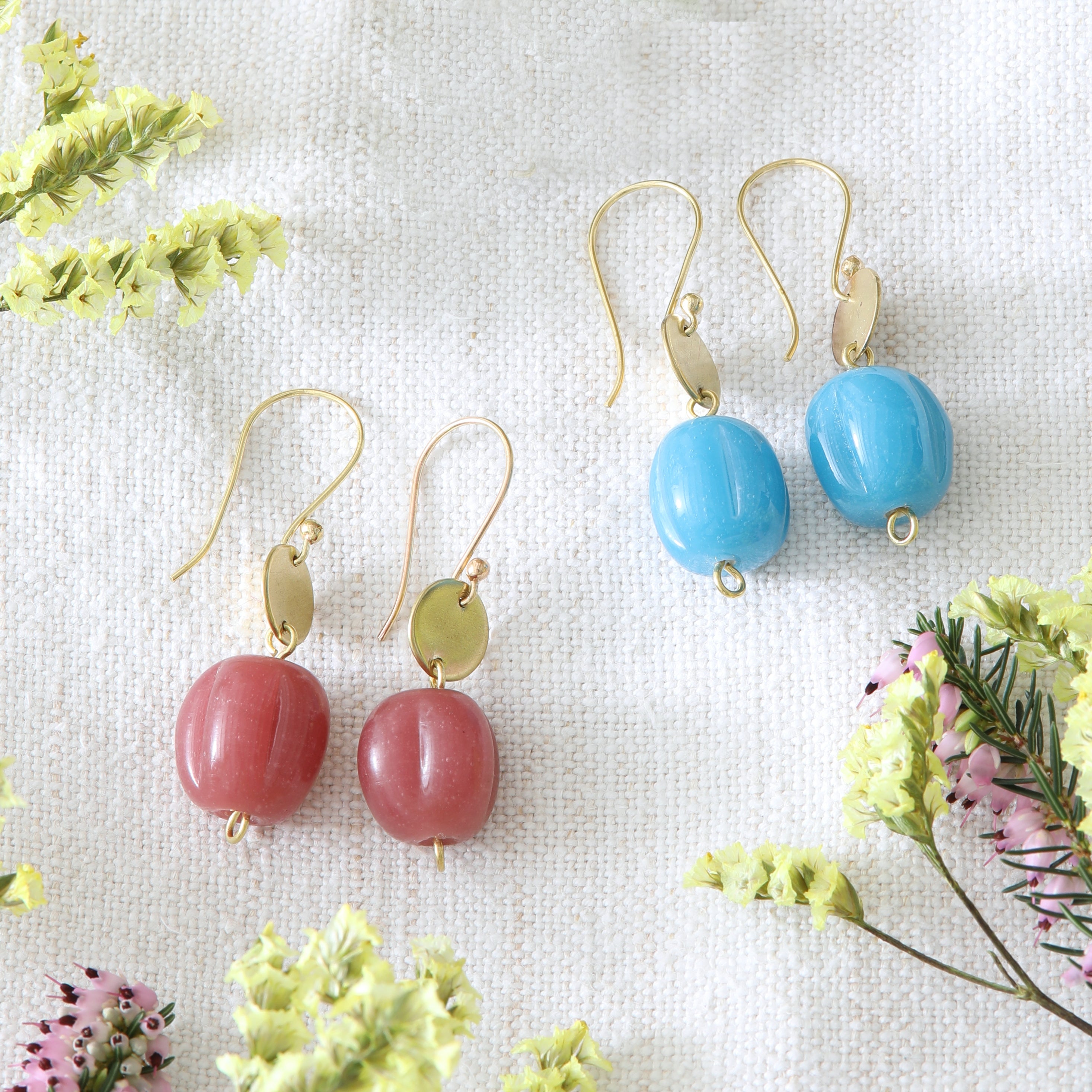 Garden Small Earrings - Pink