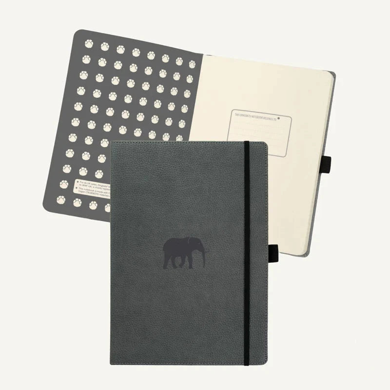 Dingbats Grey Elephant A5 Notebook