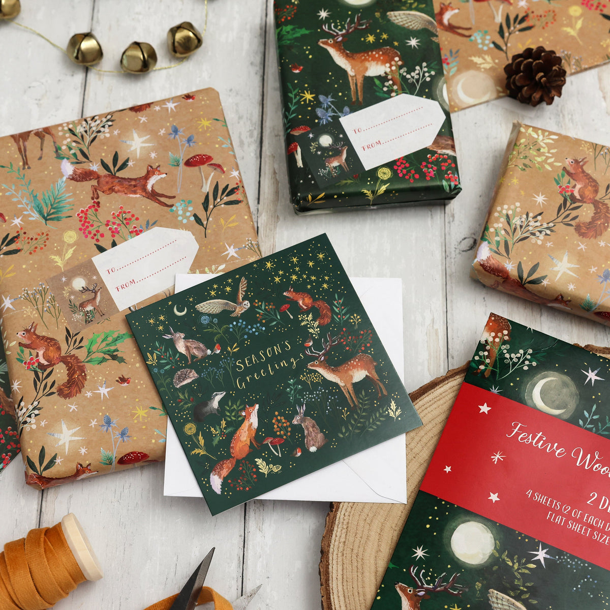 Woodland Season's Greetings Cards (10 Pack)