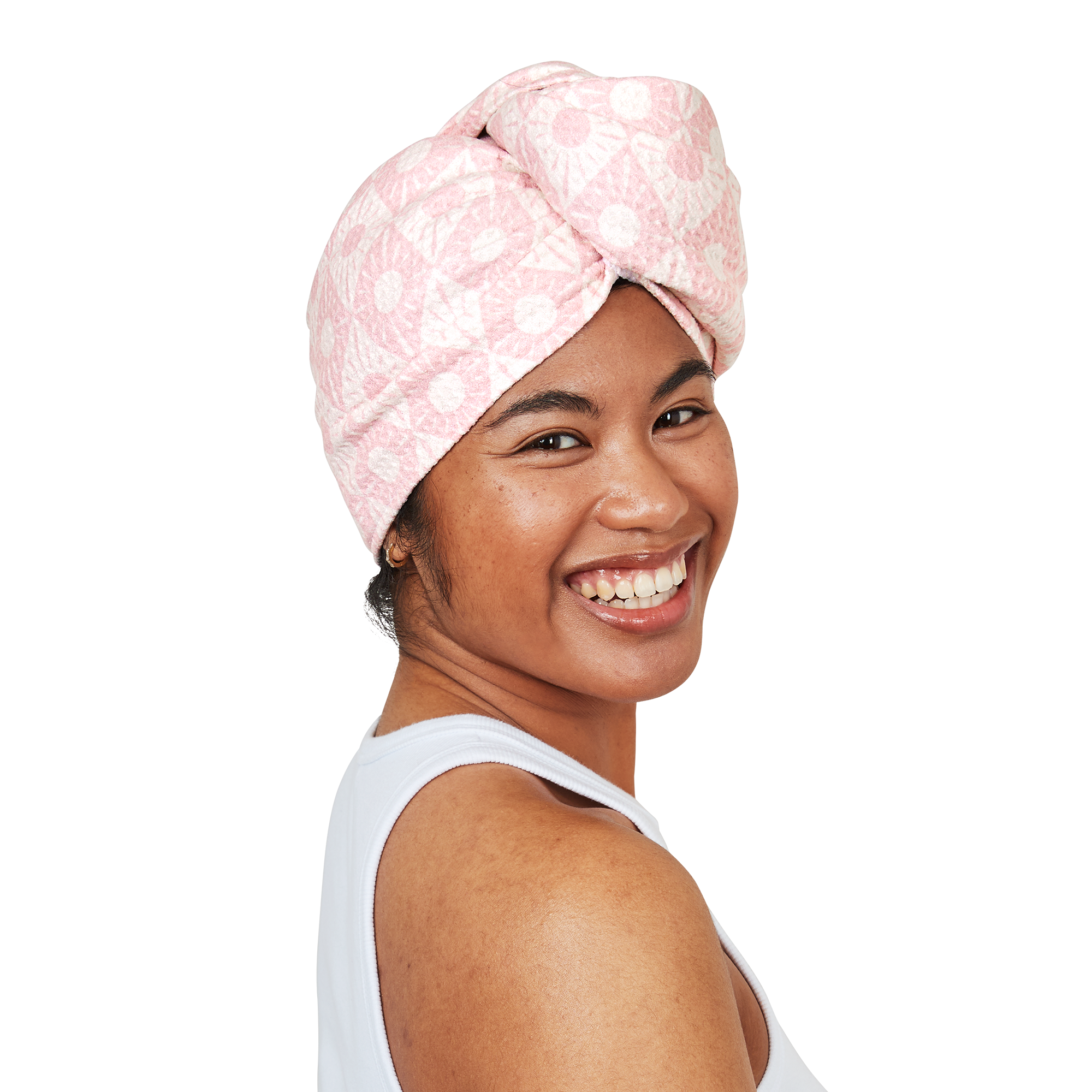 Hair Wrap - Diamond Pink