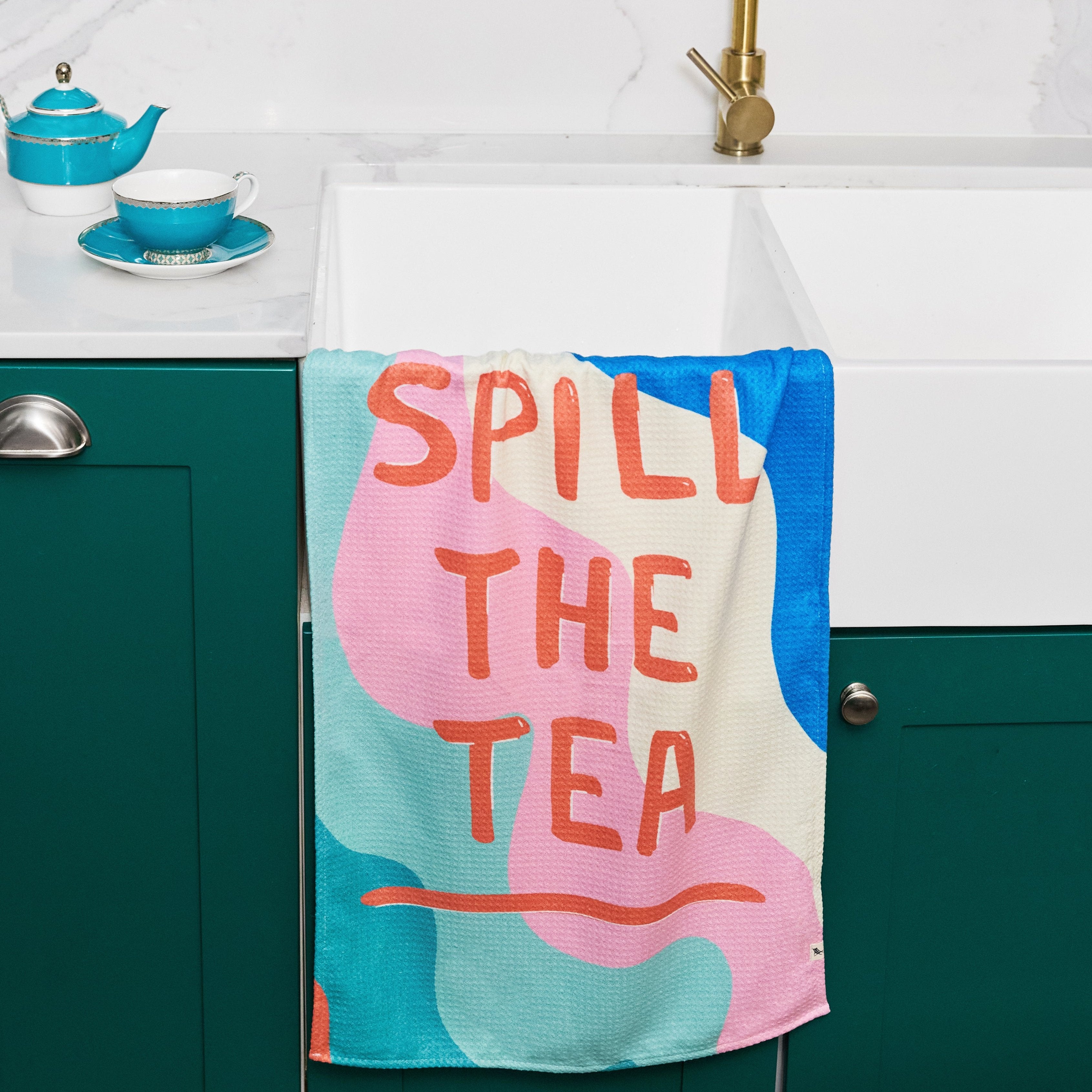 Dock & Bay Tea Towel - Spill The Tea