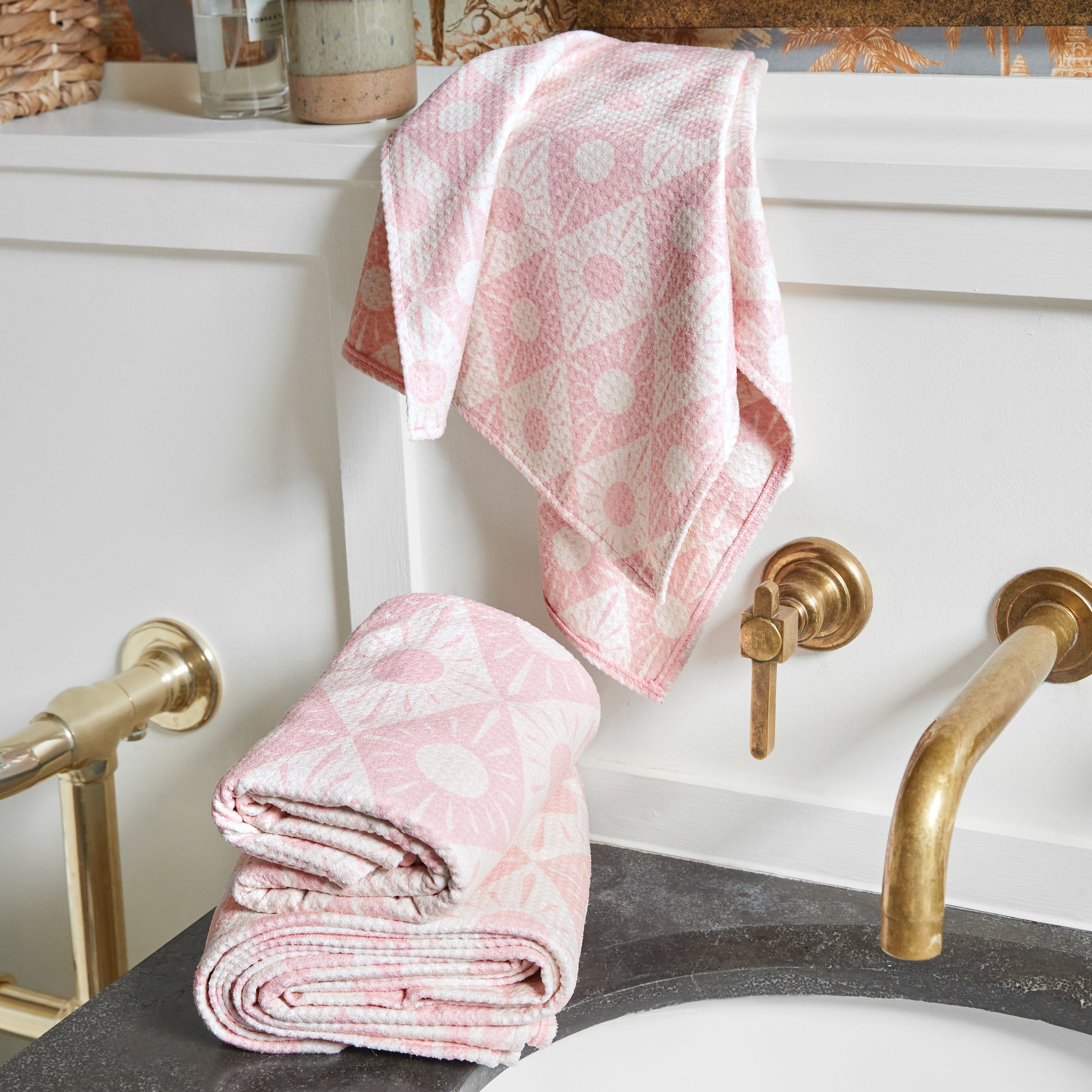 Dock & Bay Large Bath Towel - Diamond Pink