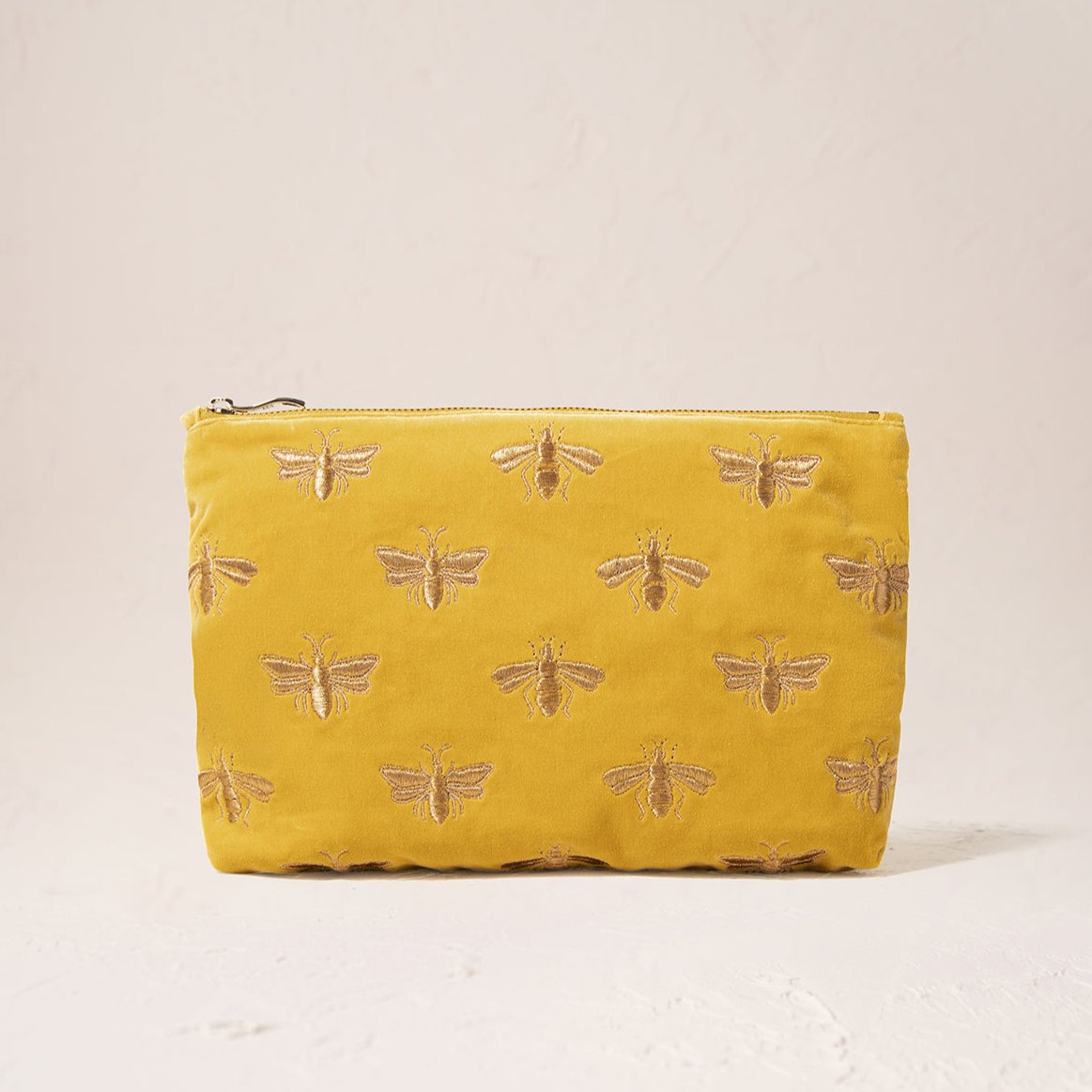 Honey Bee Everyday Pouch - Mustard Yellow
