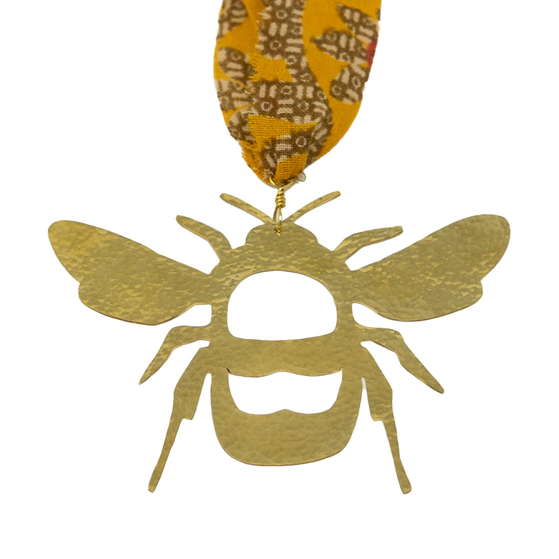 hammer bee decoration on white surface