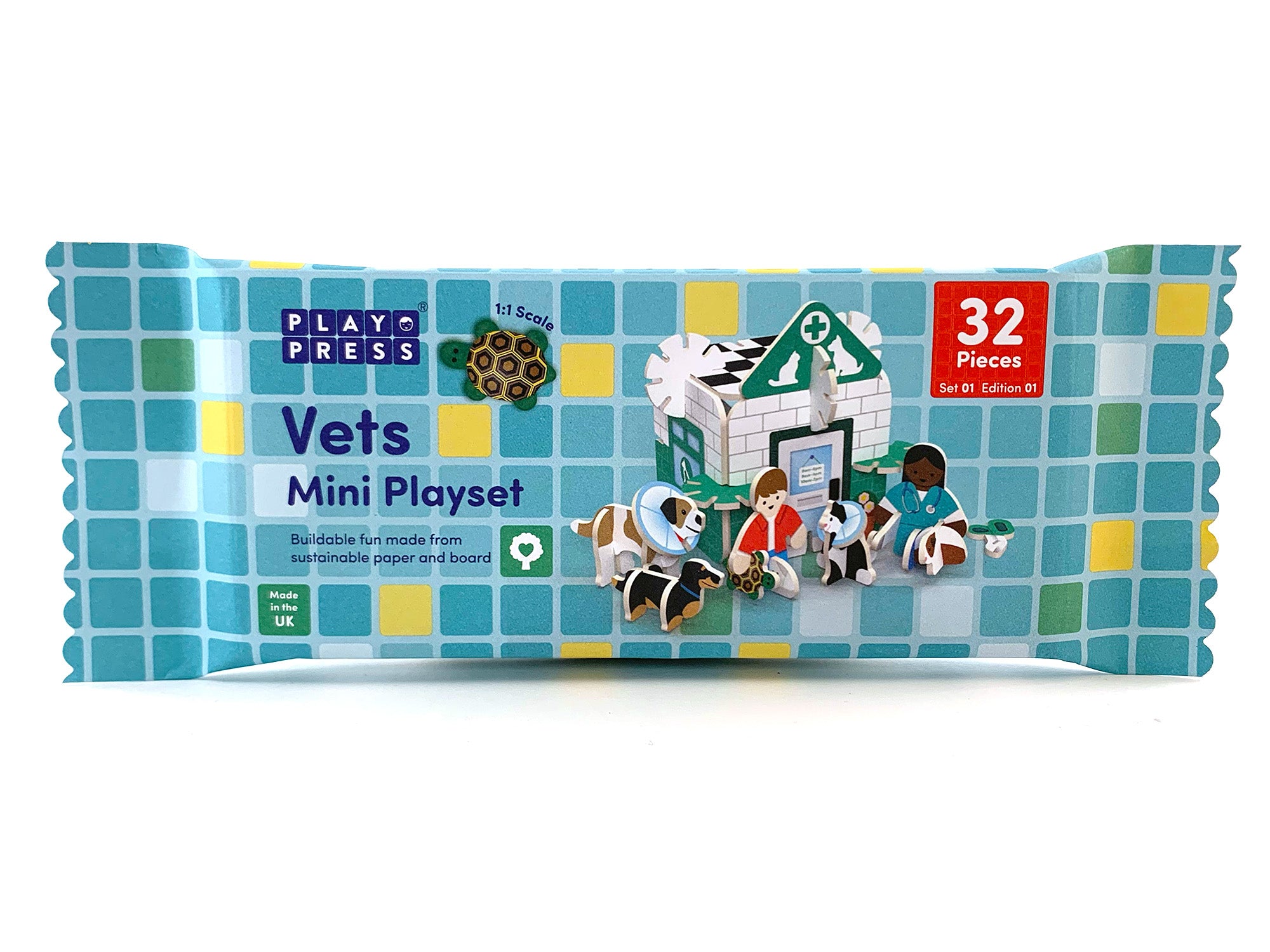 Pop-out & Build Mini Vets Play Set