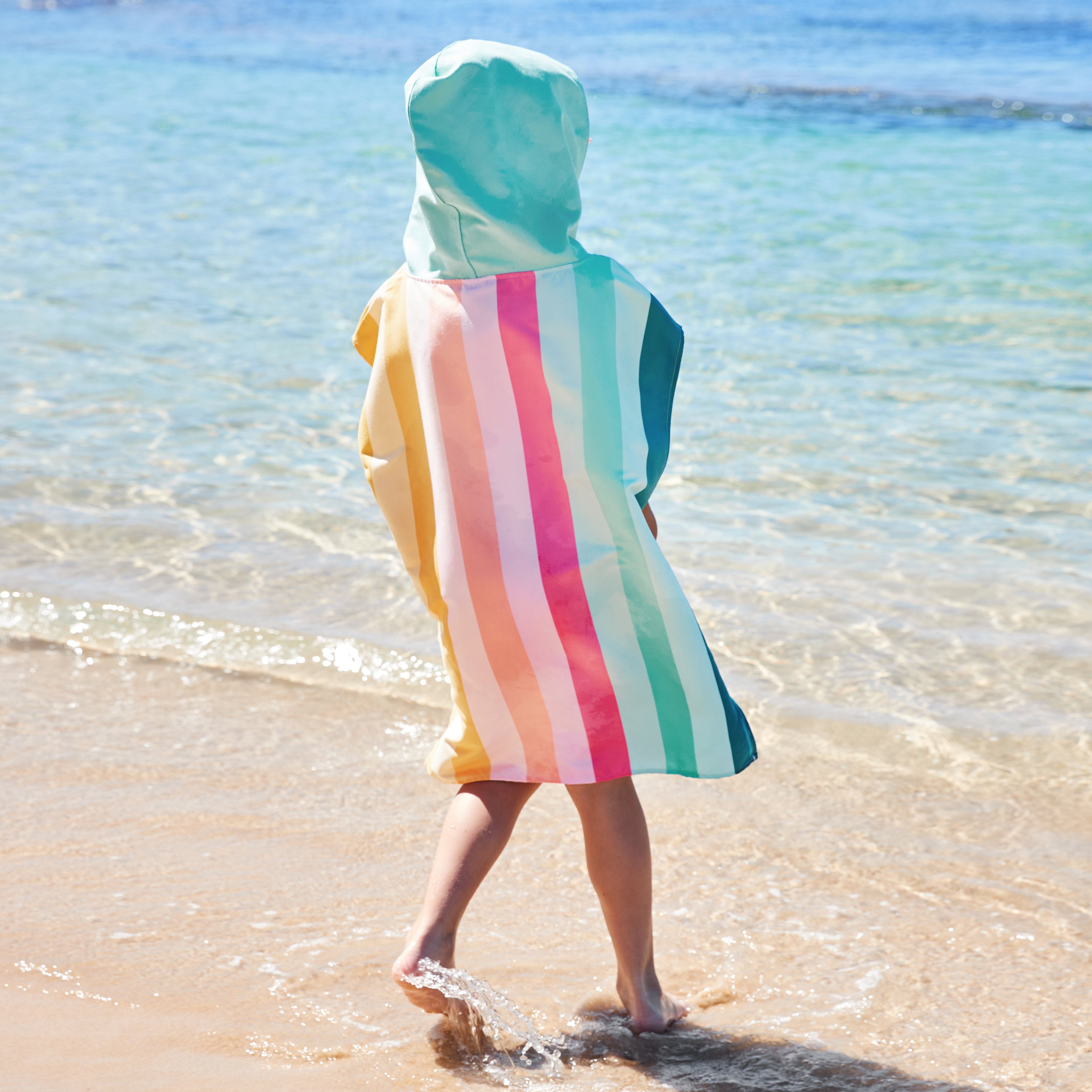 Dock & Bay Kids Poncho - Coastal Candy