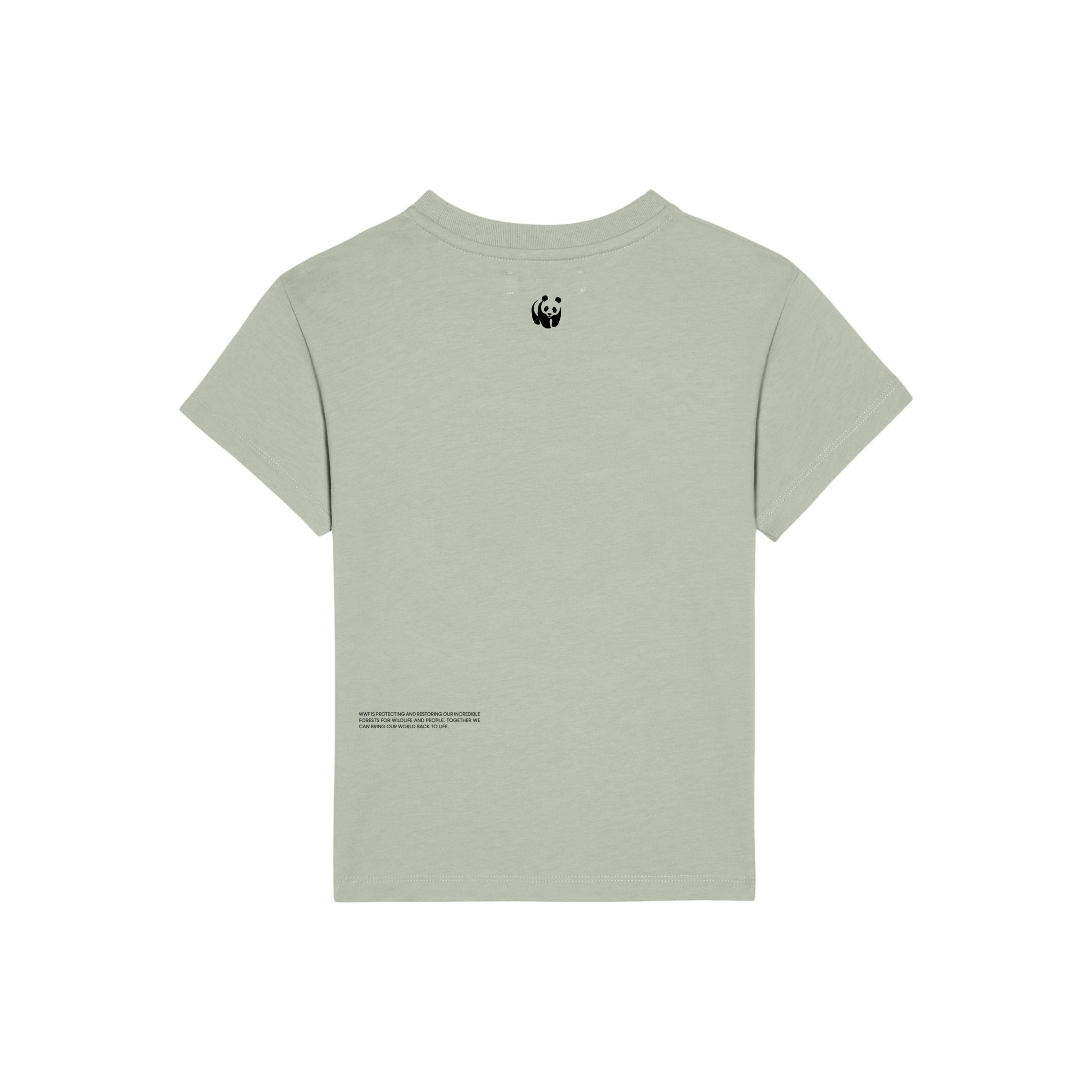 PANGAIA Kids T-shirt - Moss Green