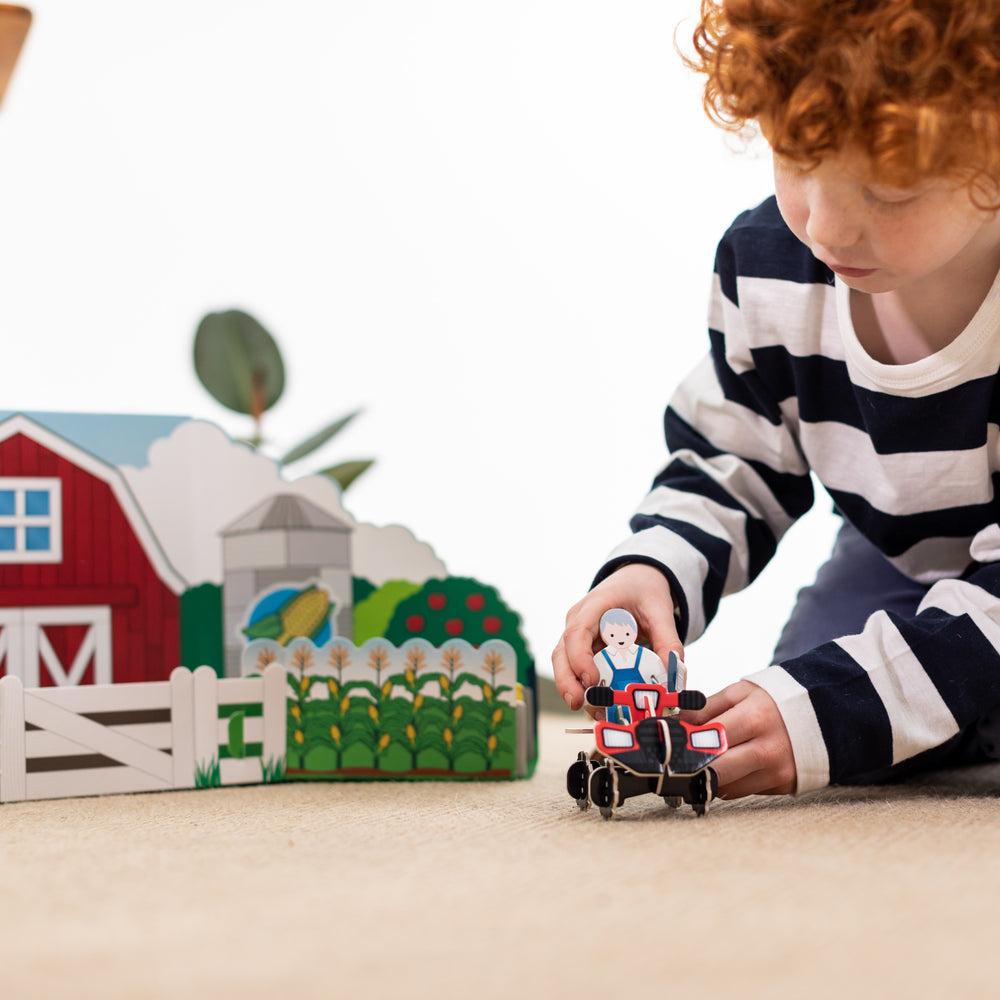 Farmyard Runabouts Pop-out & Build Farmyard Play Set
