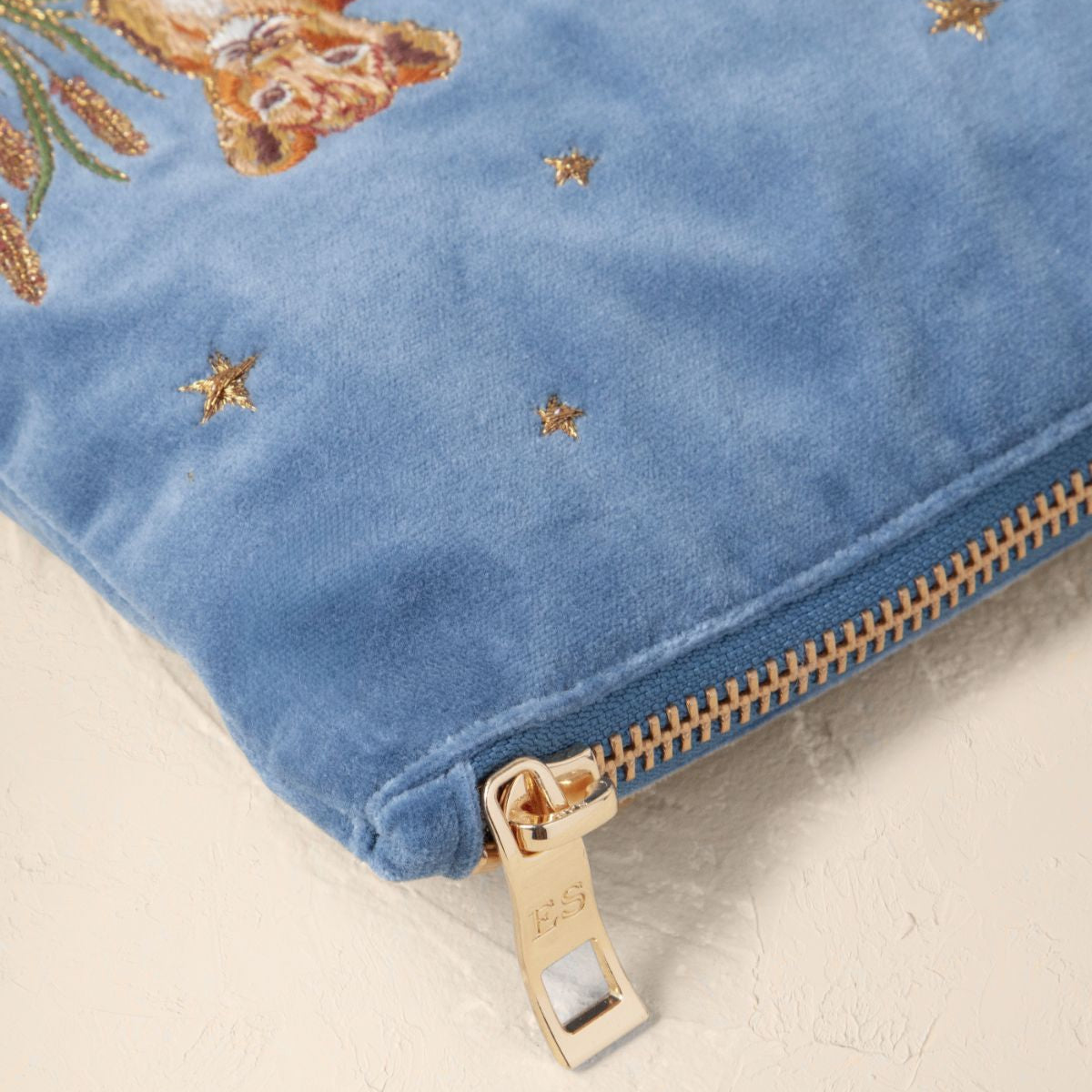 Lion Pride Mini Pouch - Dusky Blue