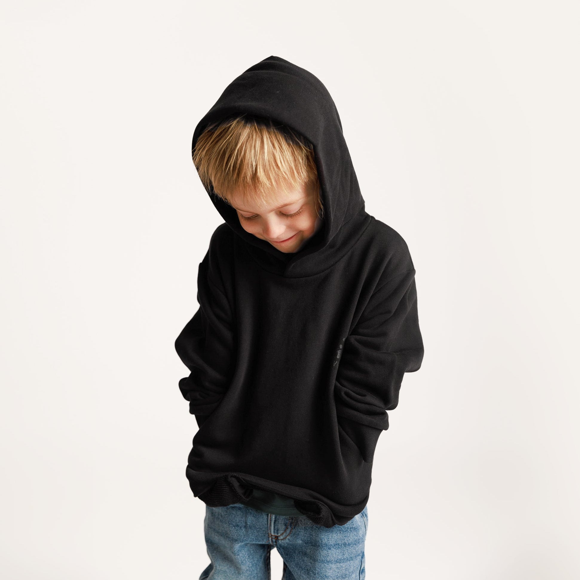 PANGAIA Kids Hoodie - Black