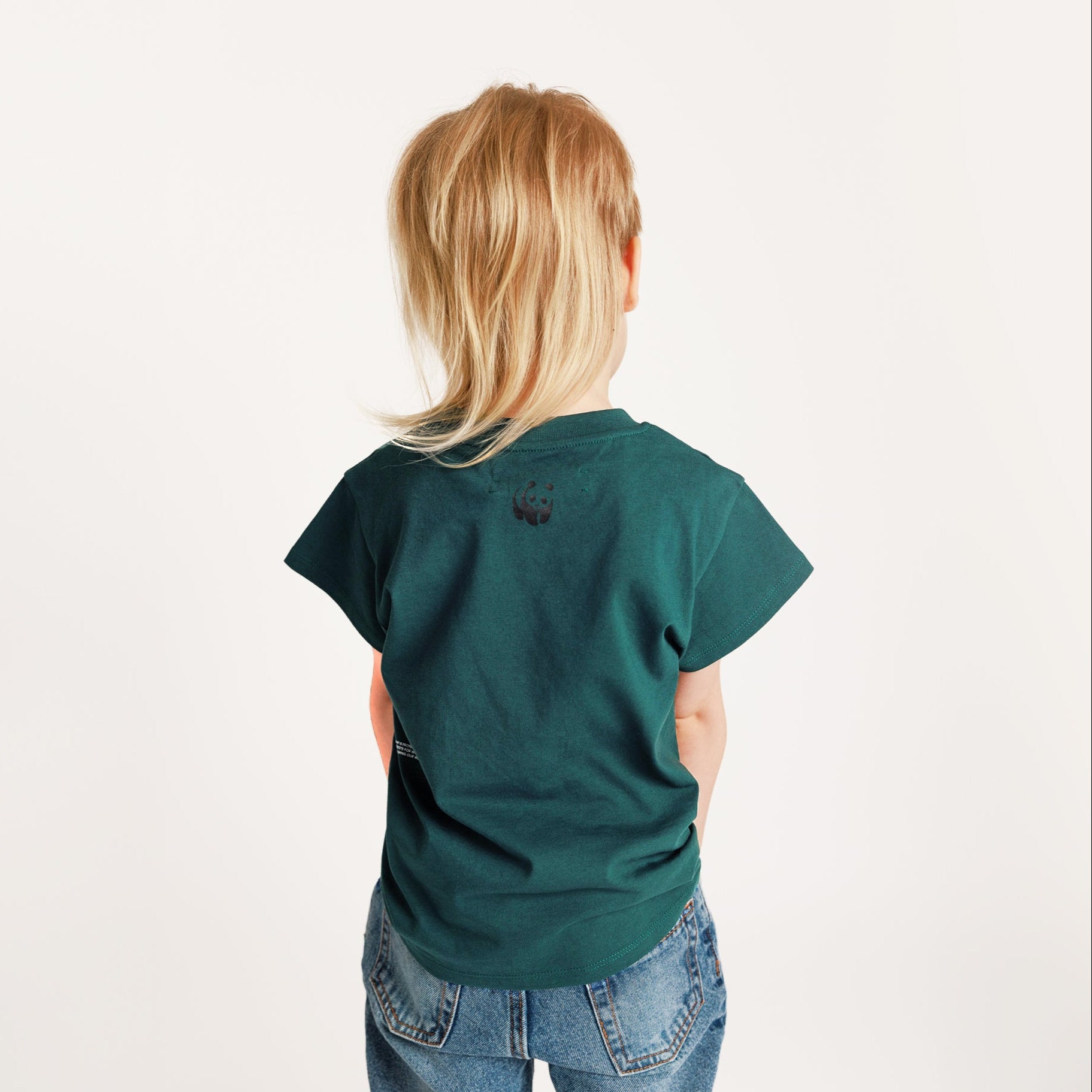 PANGAIA Kids T-shirt - Foliage Green