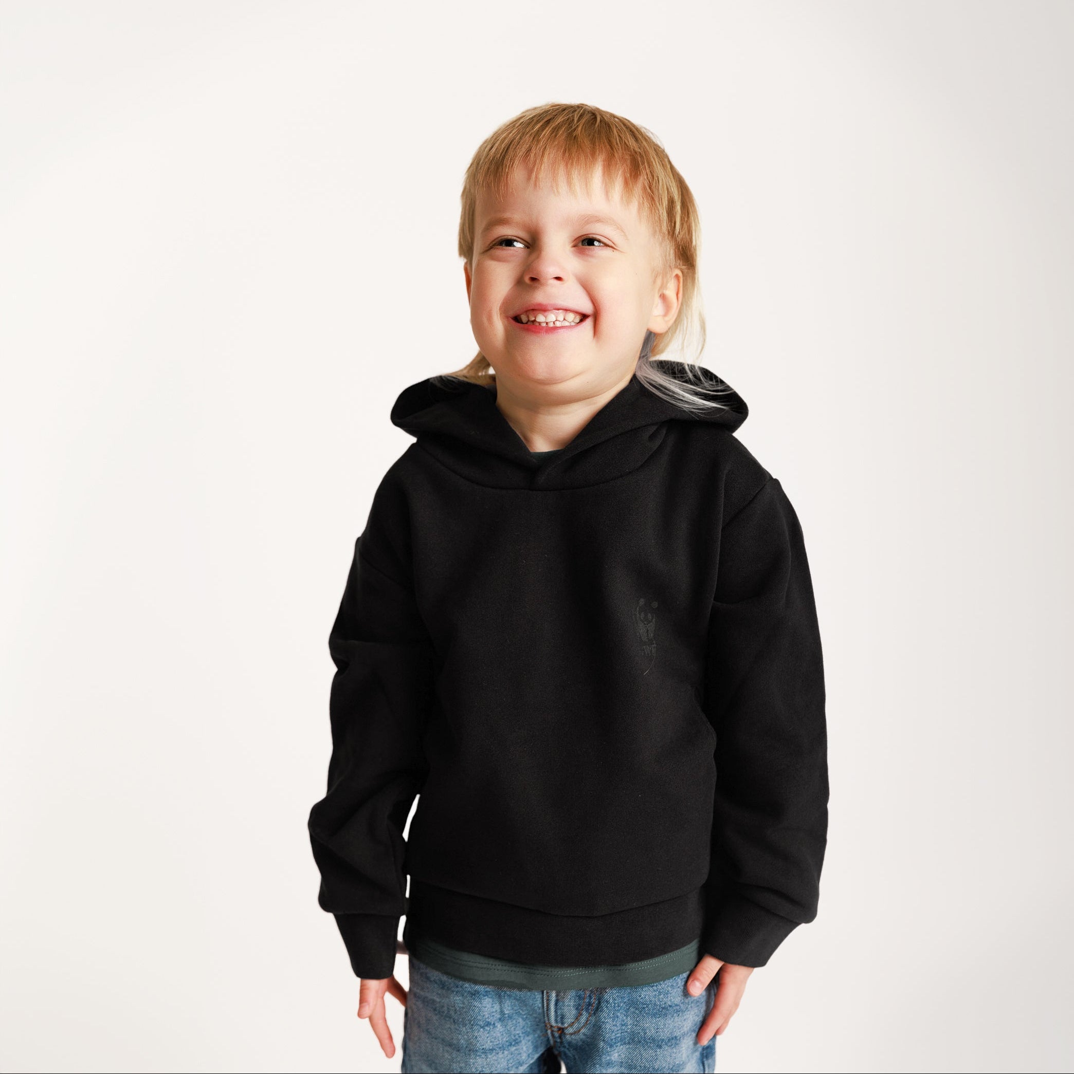 PANGAIA Kids Hoodie - Black