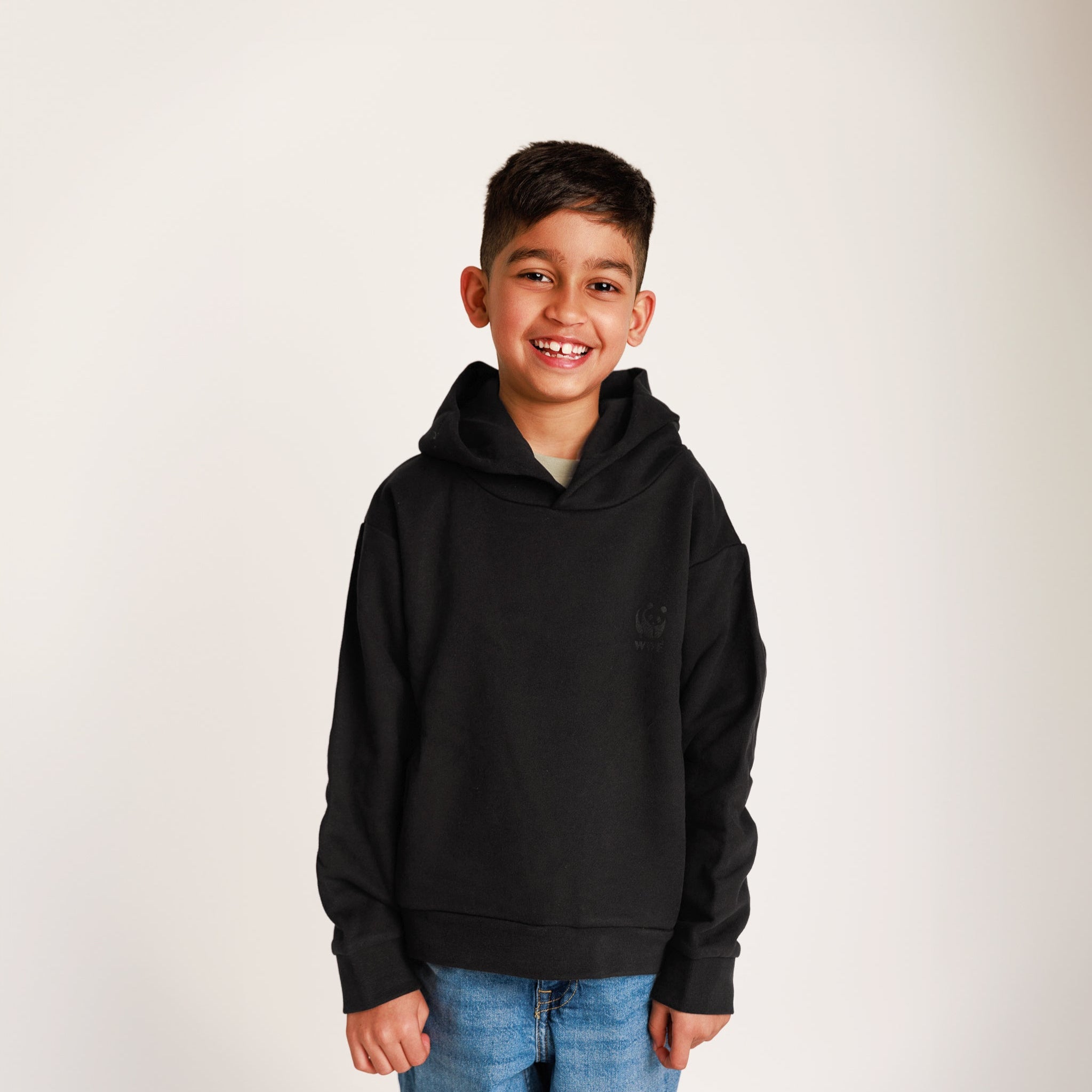 PANGAIA Kids Hoodie - Black