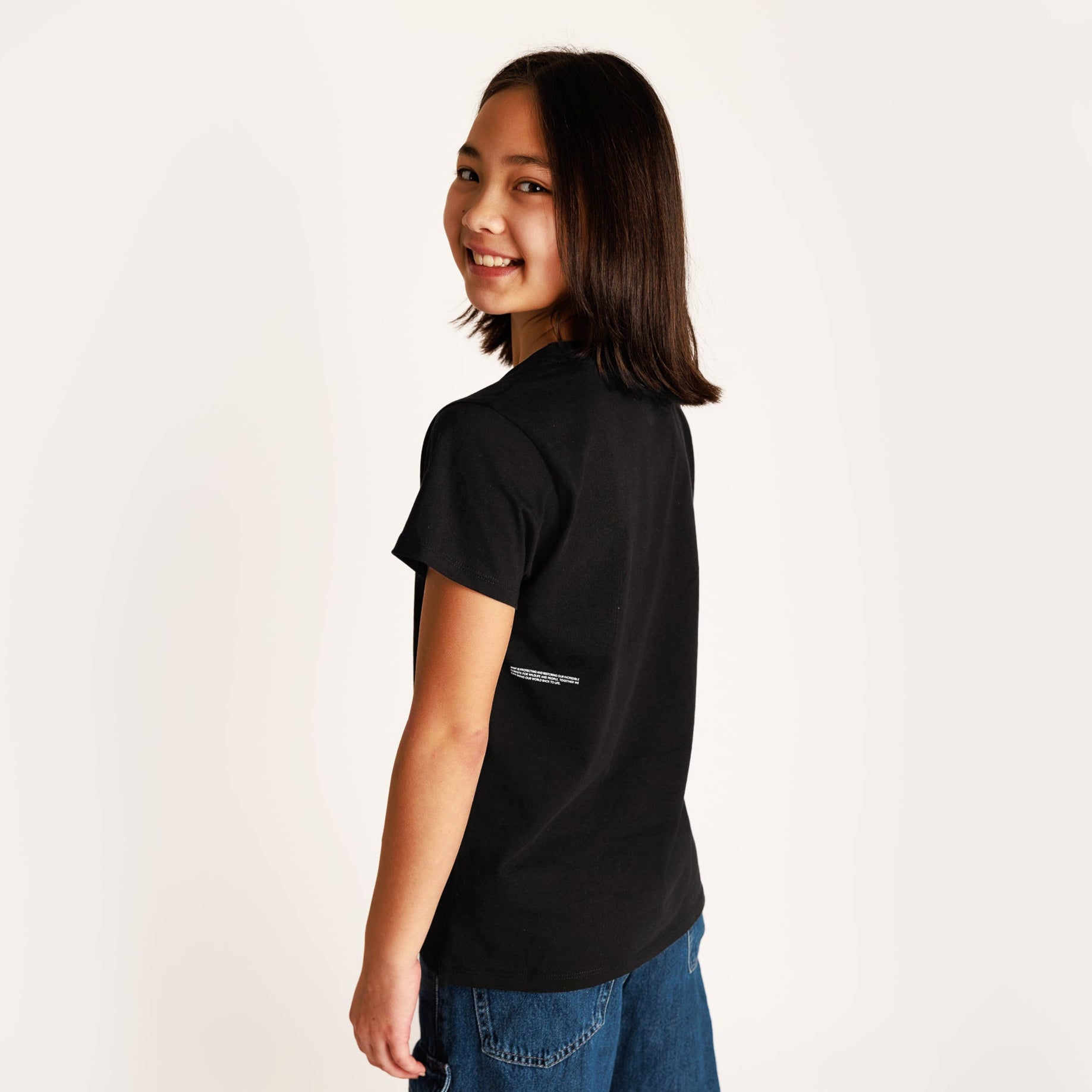 PANGAIA Kids T-shirt - Black