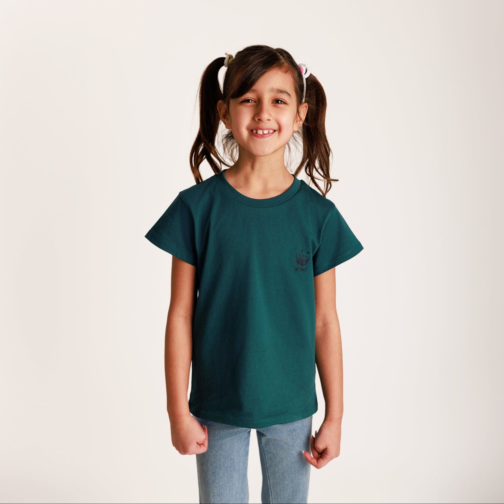 PANGAIA Kids T-shirt - Foliage Green