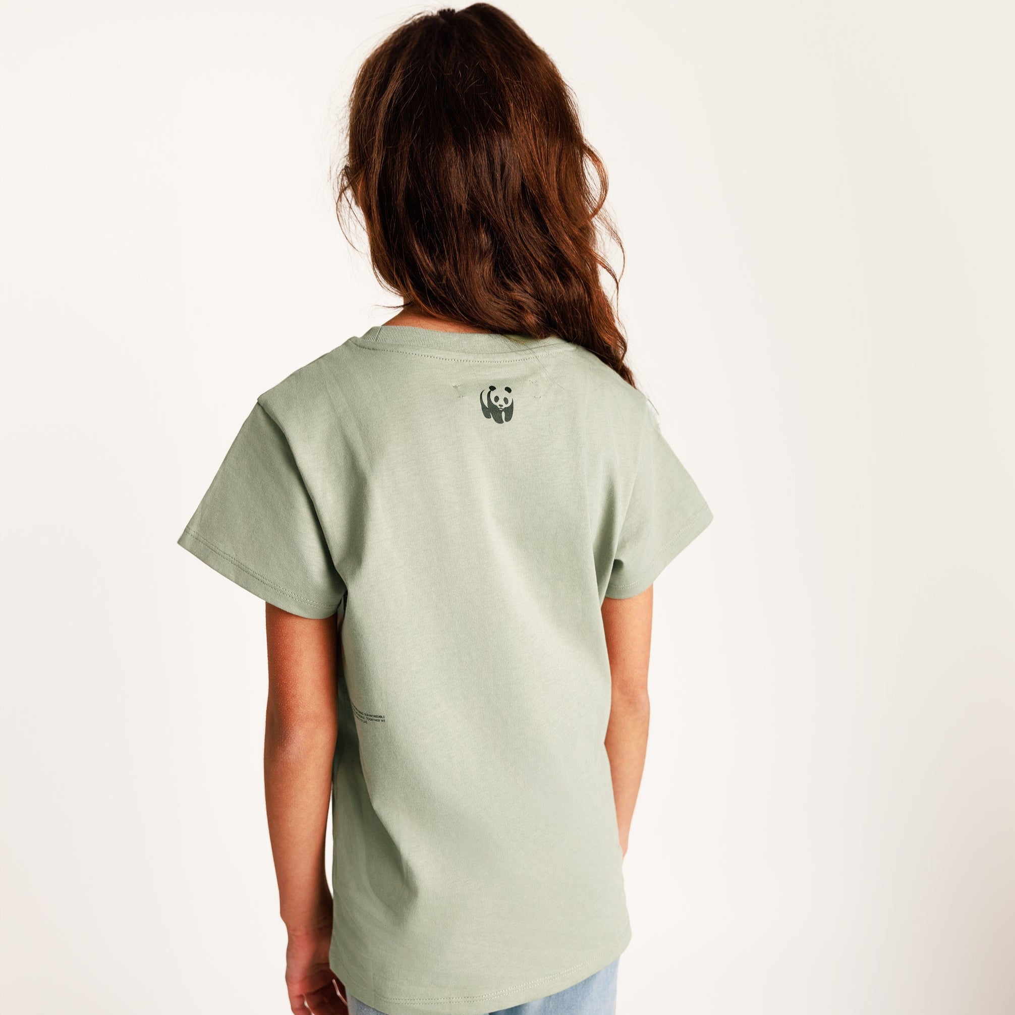 PANGAIA Kids T-shirt - Moss Green