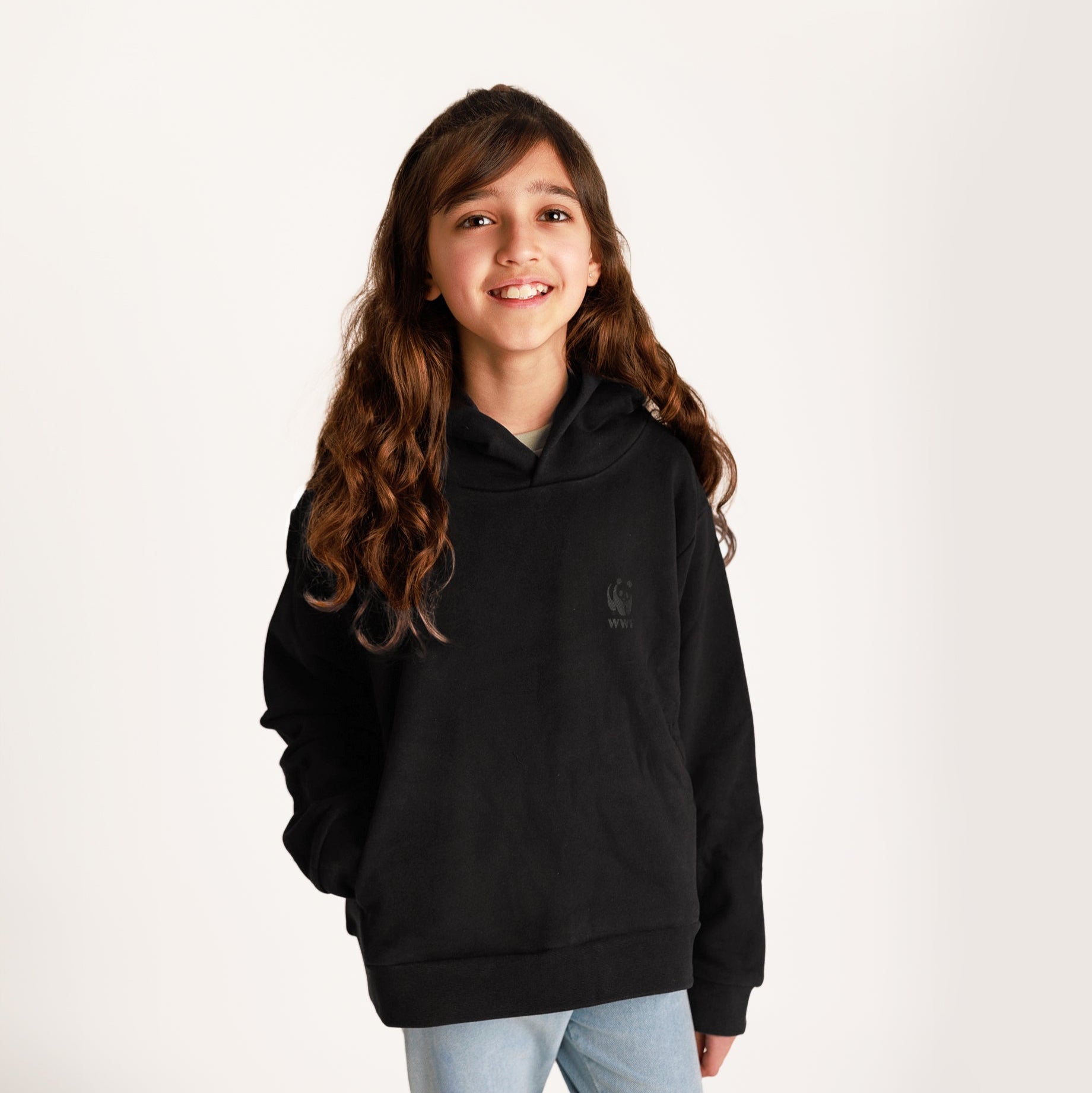 PANGAIA Kids Hoodie - Black