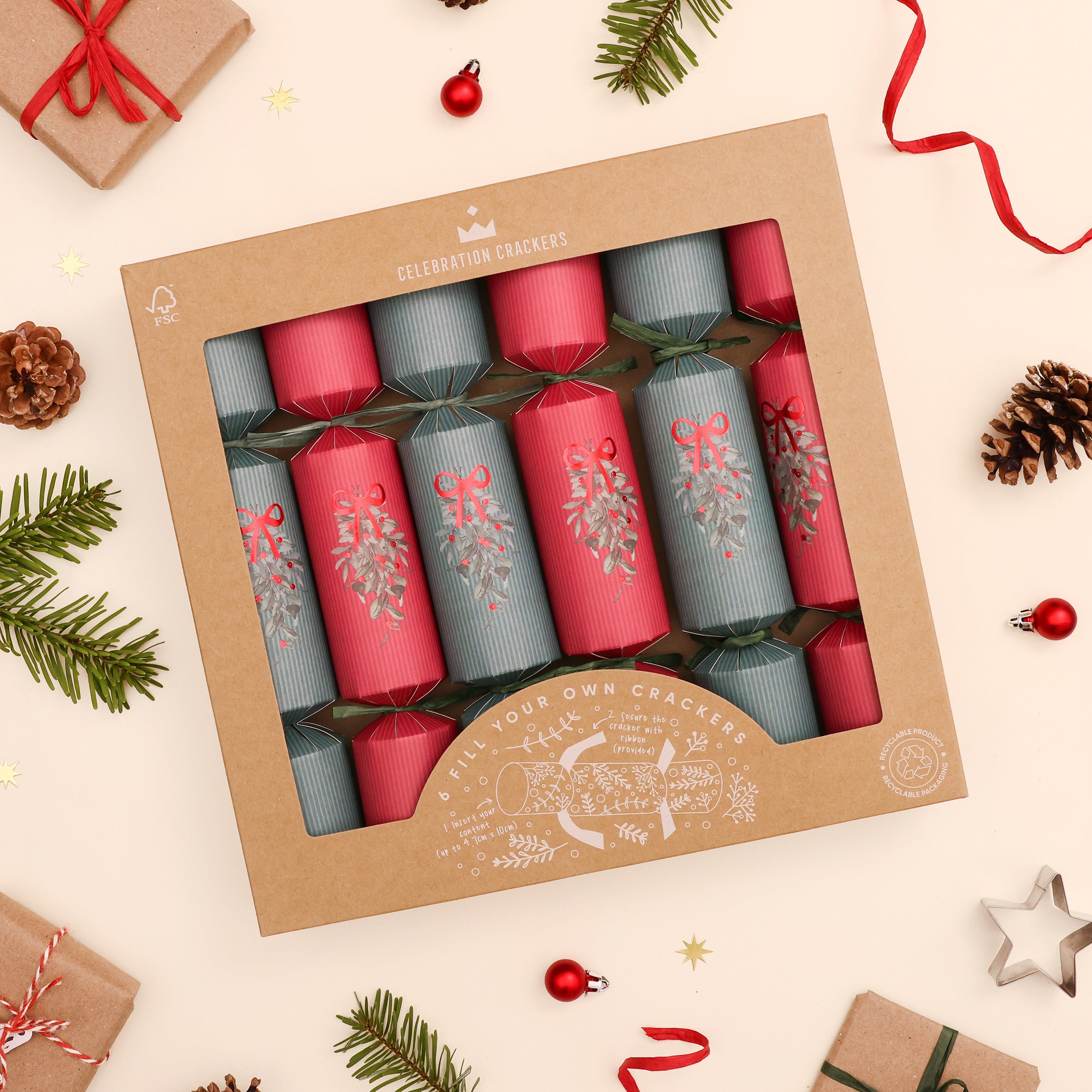 Fill You Own Merry Berry 12" Crackers