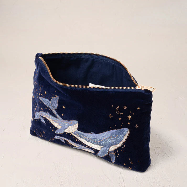 Mystical Whale Everyday Pouch - Navy