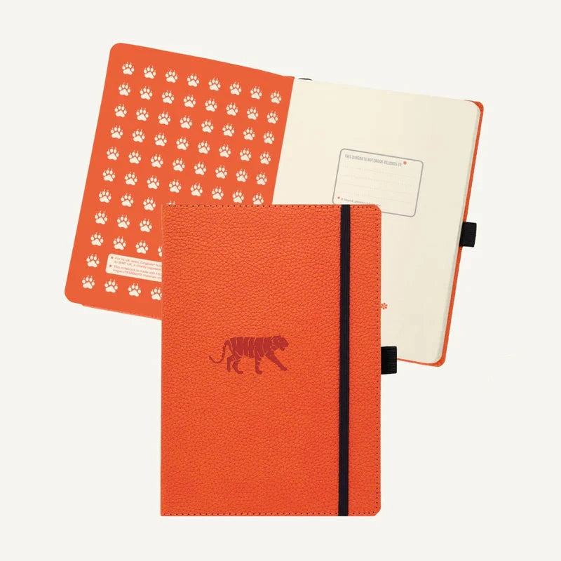 Dingbats Orange Tiger A5 Notebook