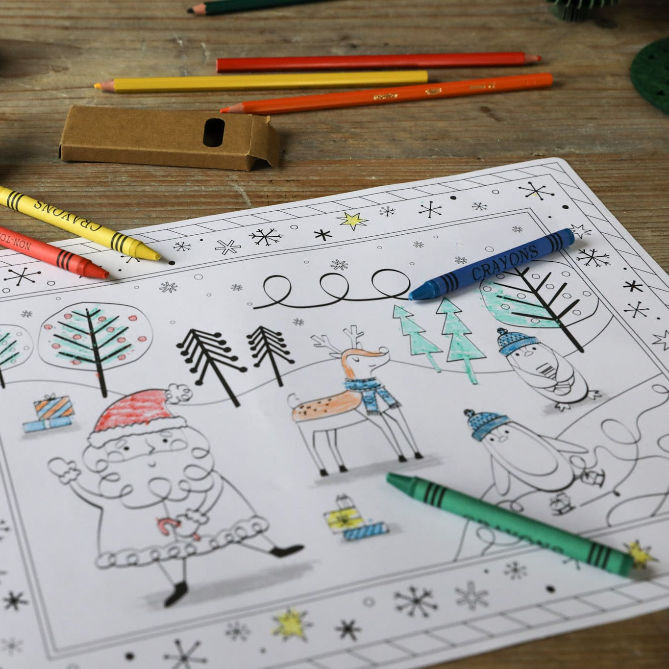 Festive Scene Placemats