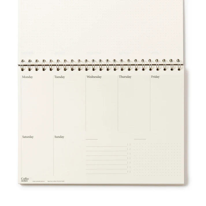 WWF x Coffeenotes Weekly Planner - Kiwi