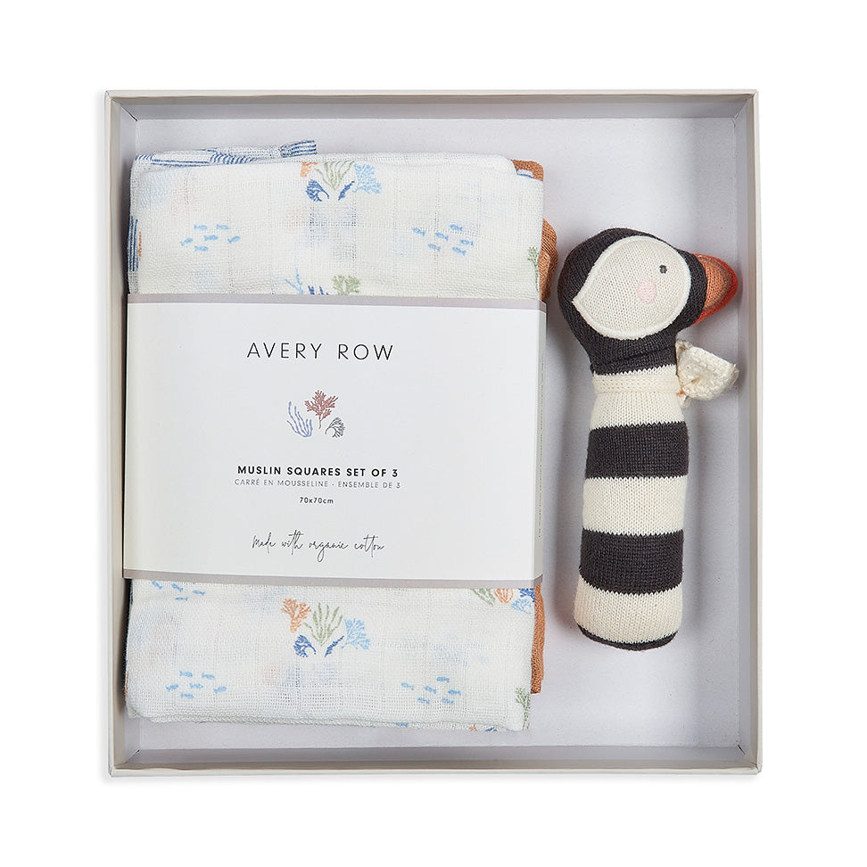 Rattle & Care New Baby Gift Set - Coastline