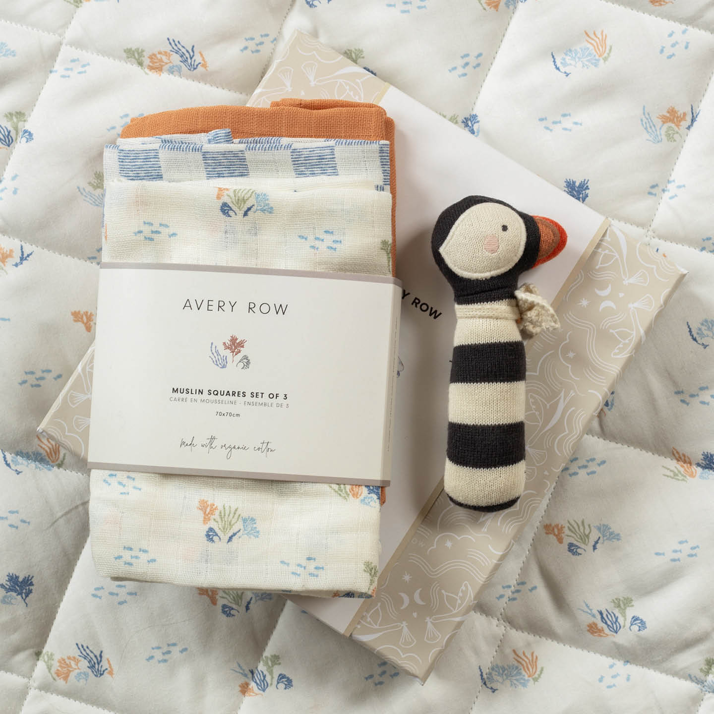 Rattle & Care New Baby Gift Set - Coastline