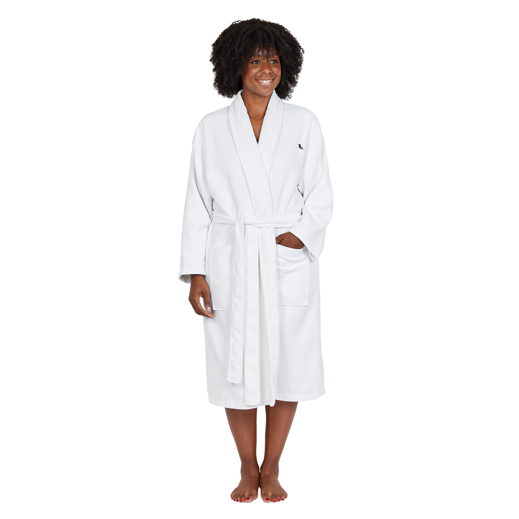 Bath Robe Set - Crystal White