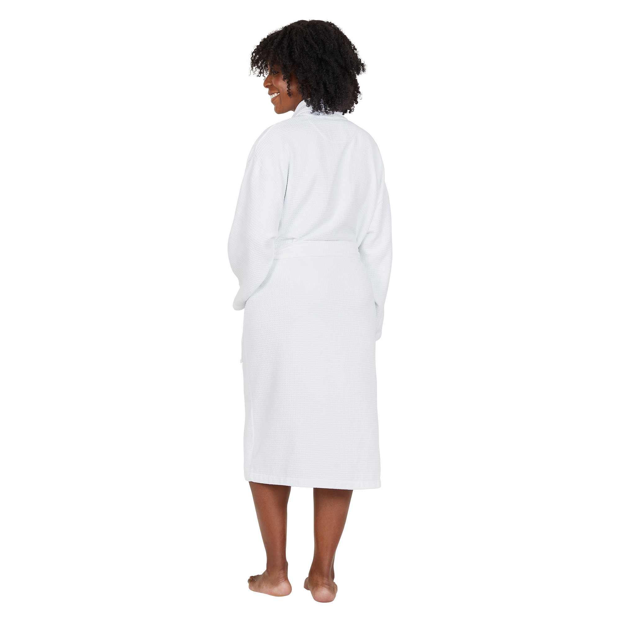 Bath Robe Set - Crystal White