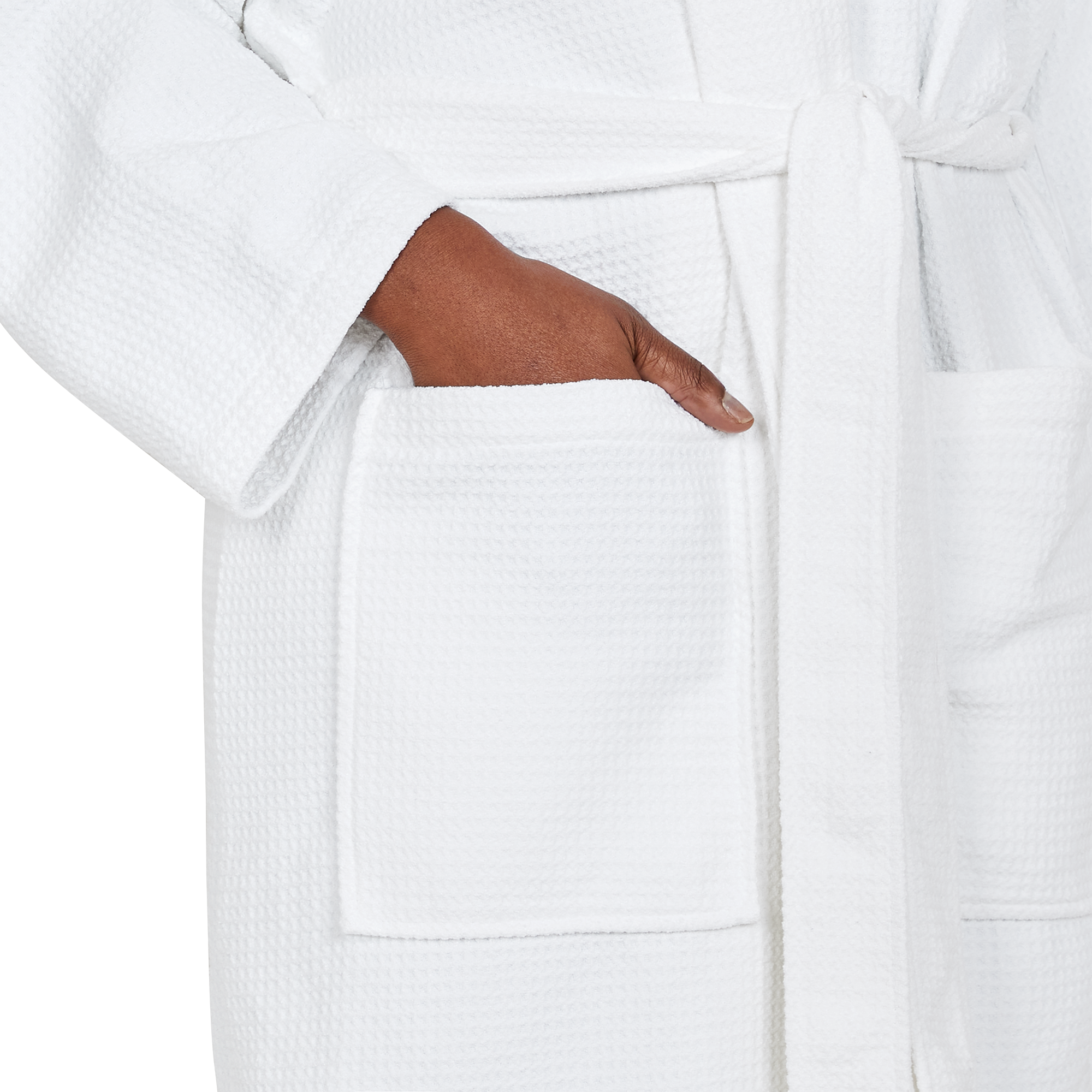 Bath Robe Set - Crystal White