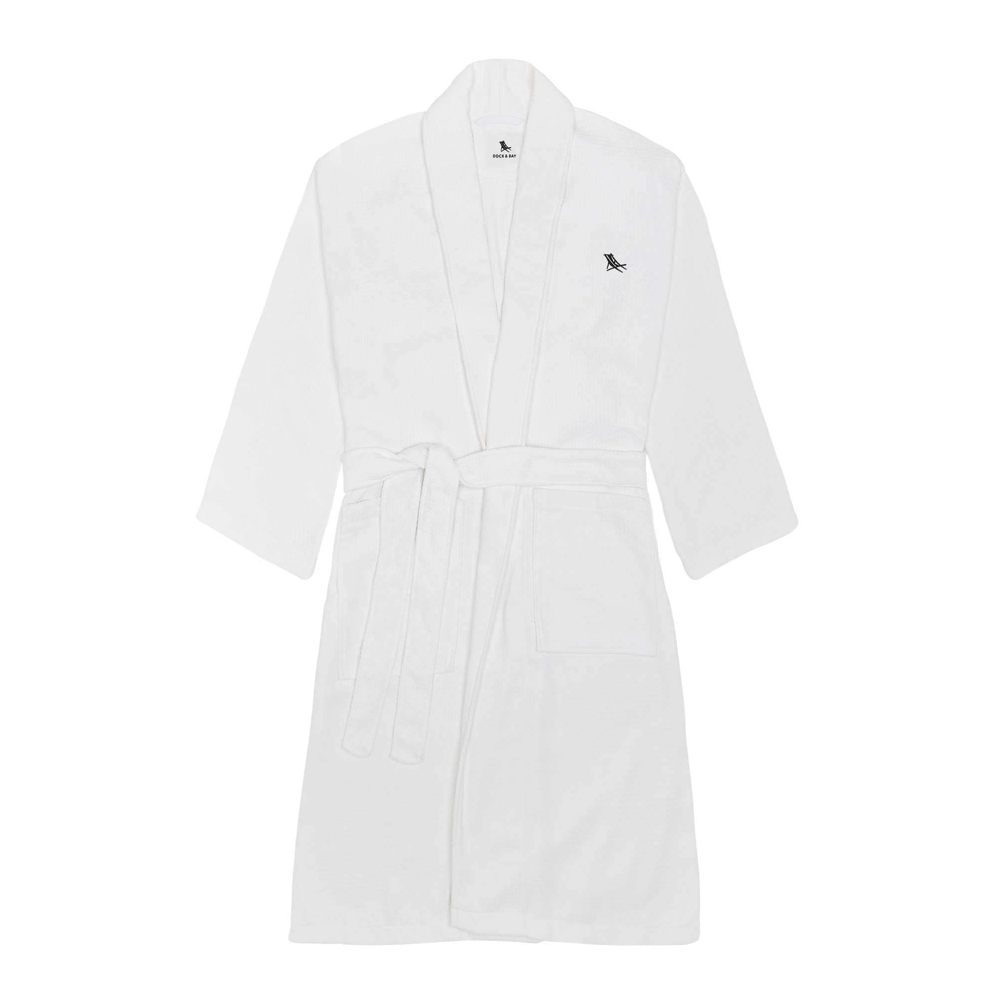 Bath Robe Set - Crystal White