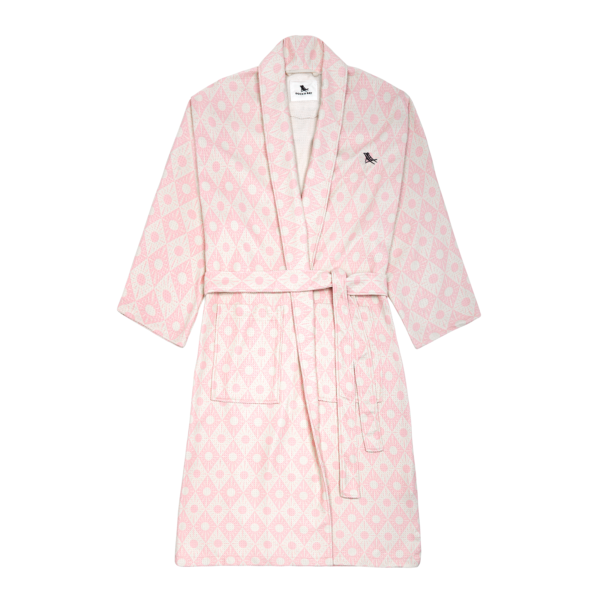 Bath Robe Set - Diamond Pink