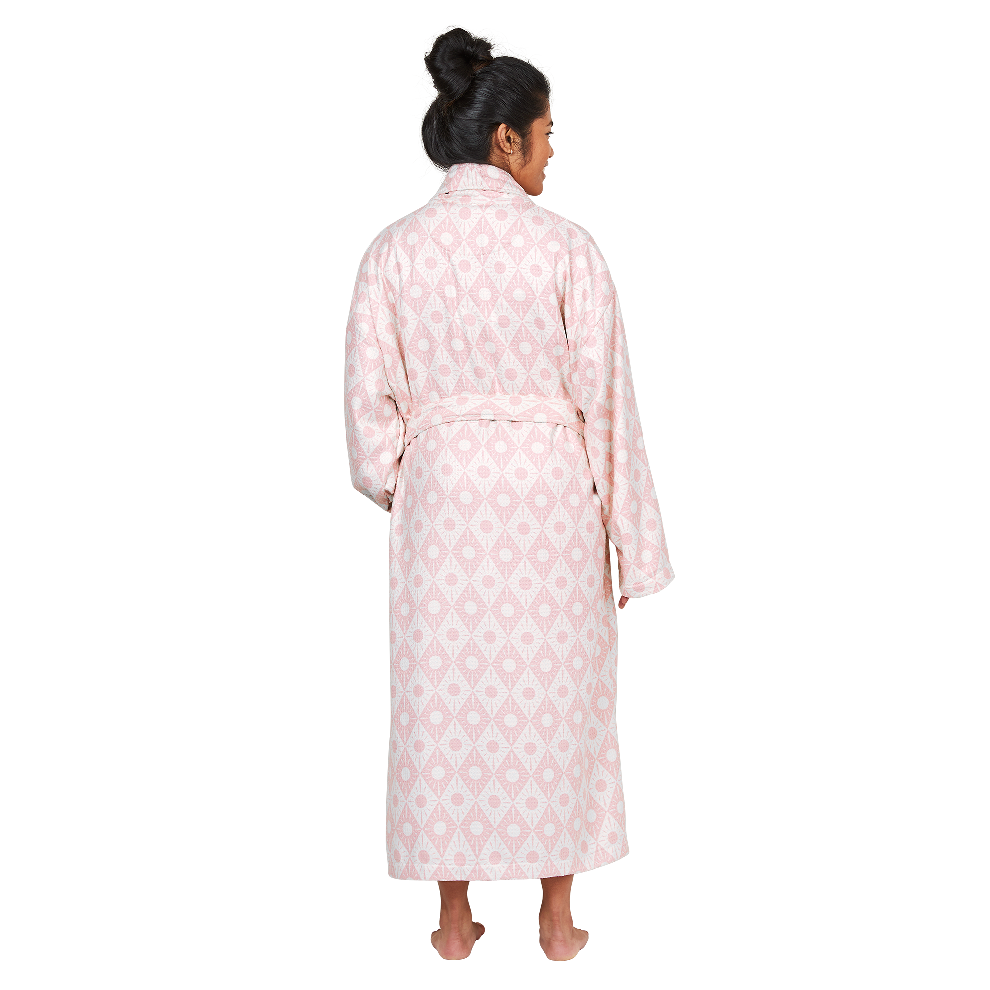 Bath Robe Set - Diamond Pink