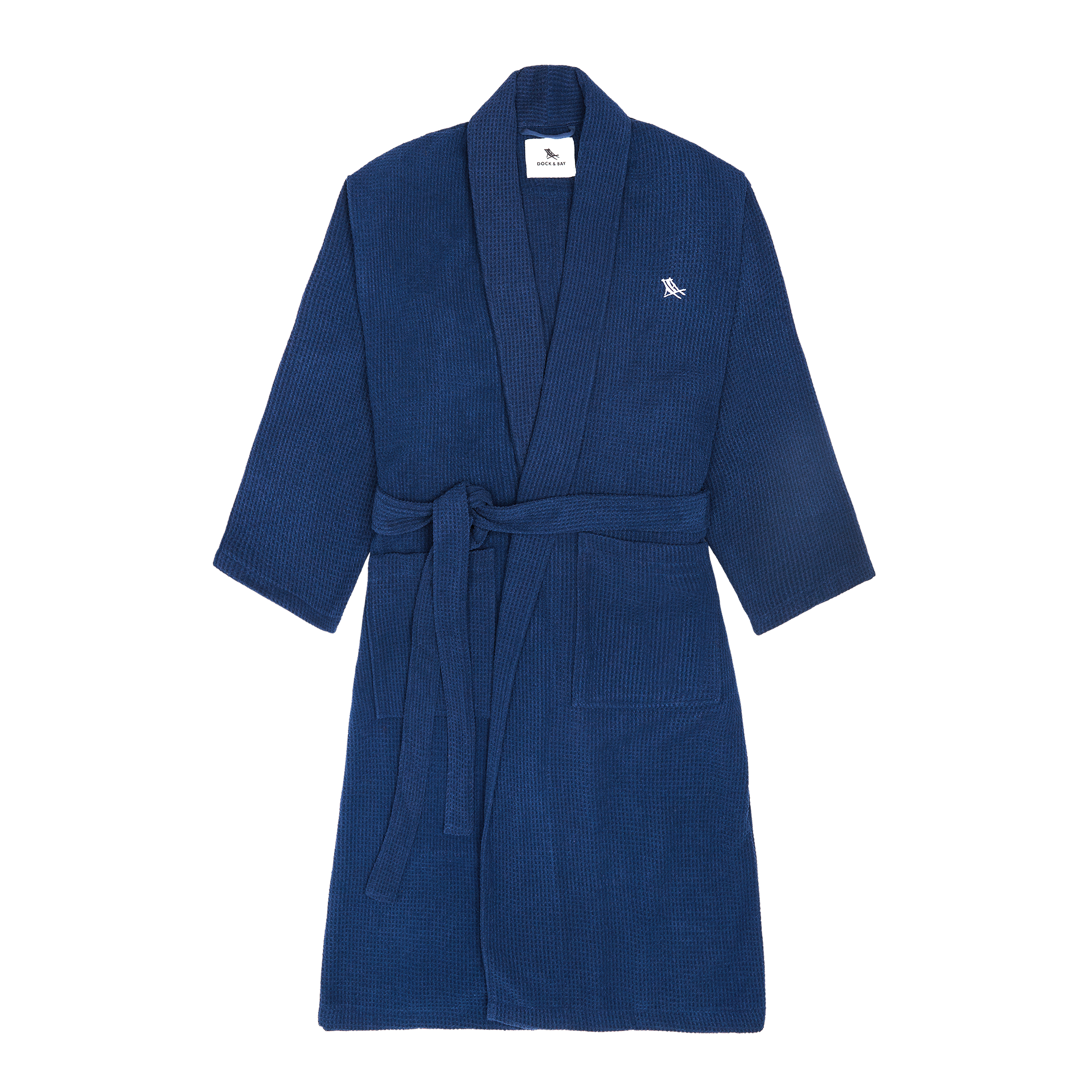 Bath Robe Set - Nautical Navy