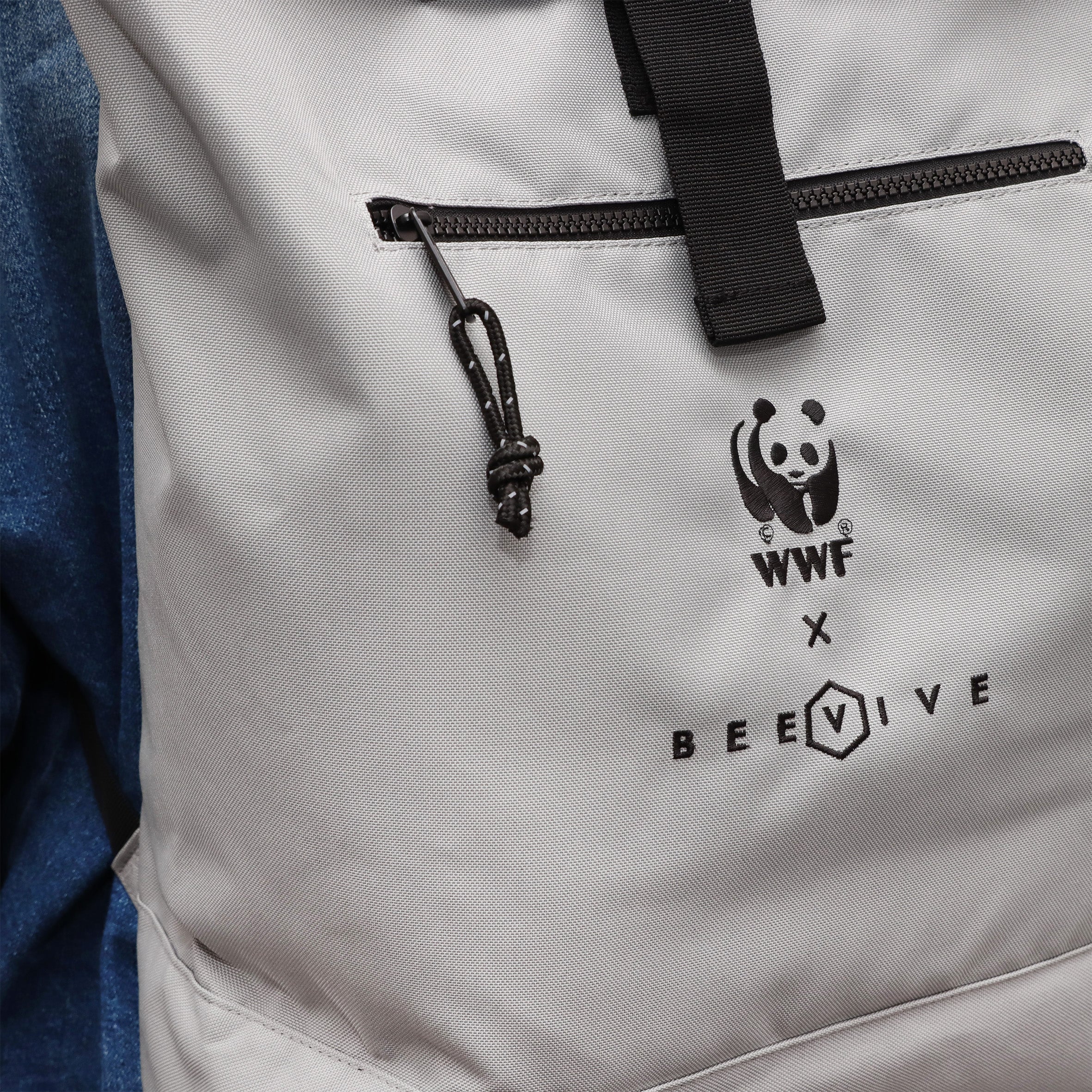 Adventure Recycled Roll-top Backpack - Grey