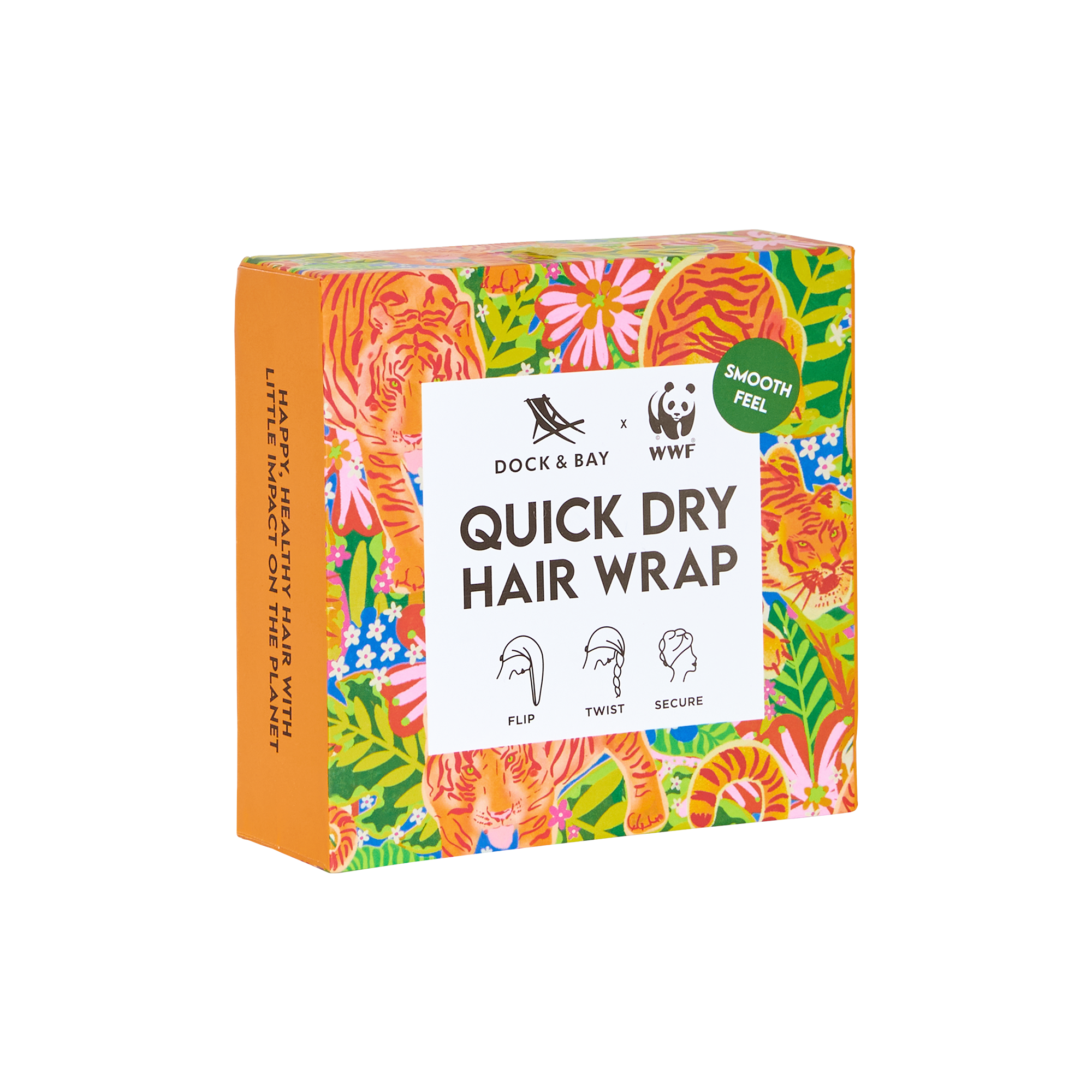 Exclusive WWF x Dock & Bay Hair Wrap - Jungle Roar