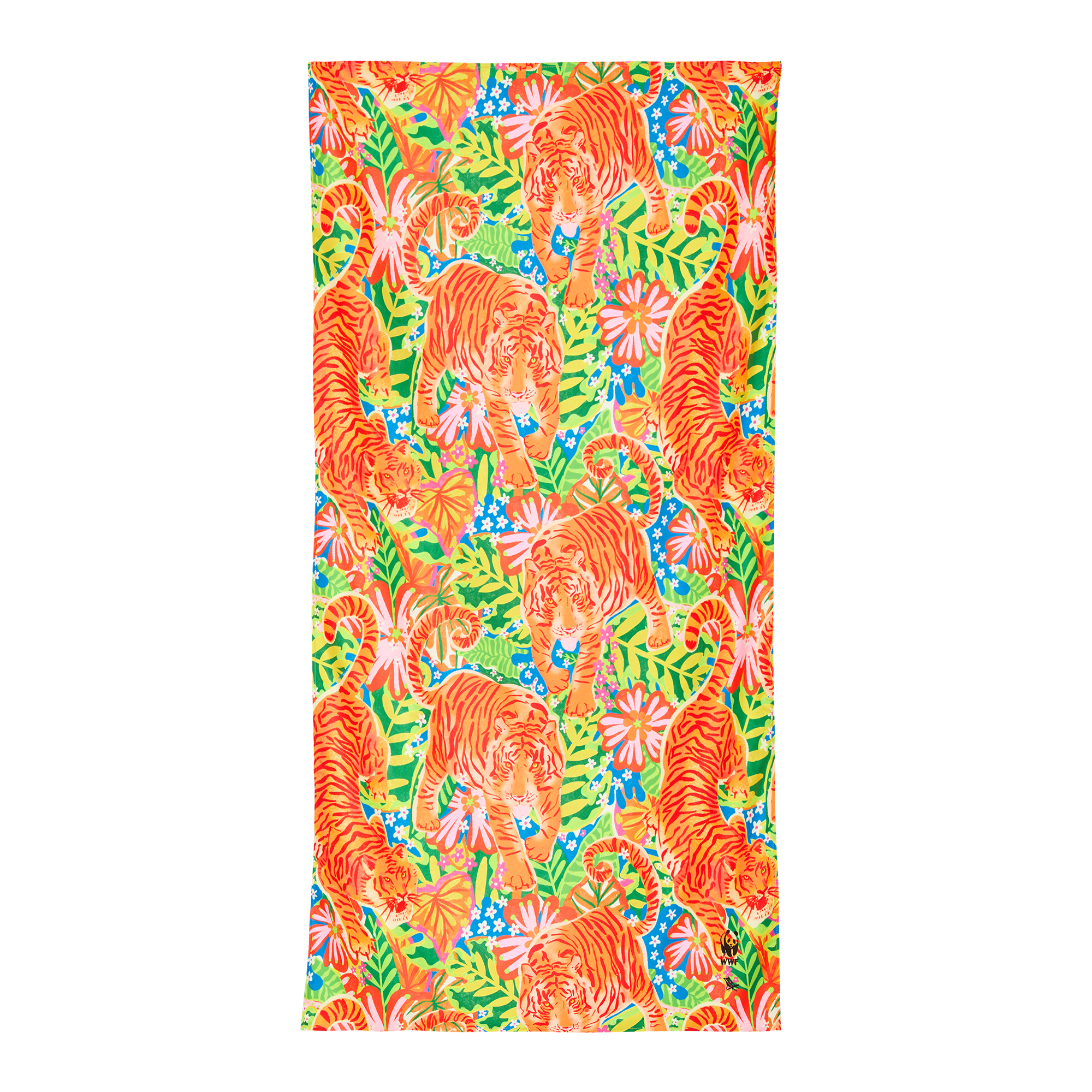Exclusive WWF x Dock & Bay Quick Dry Beach Towel - Jungle Roar