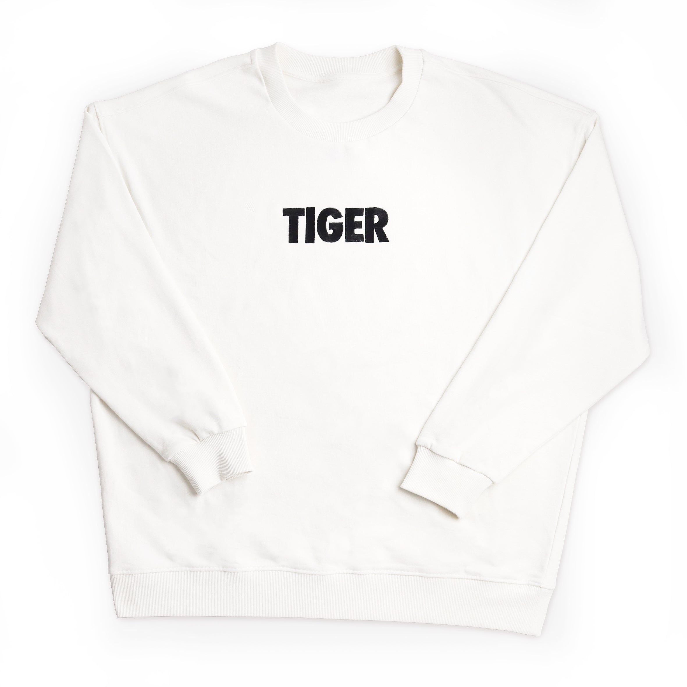 Critically Endangered Unisex Tiger Sweatshirt - Oat